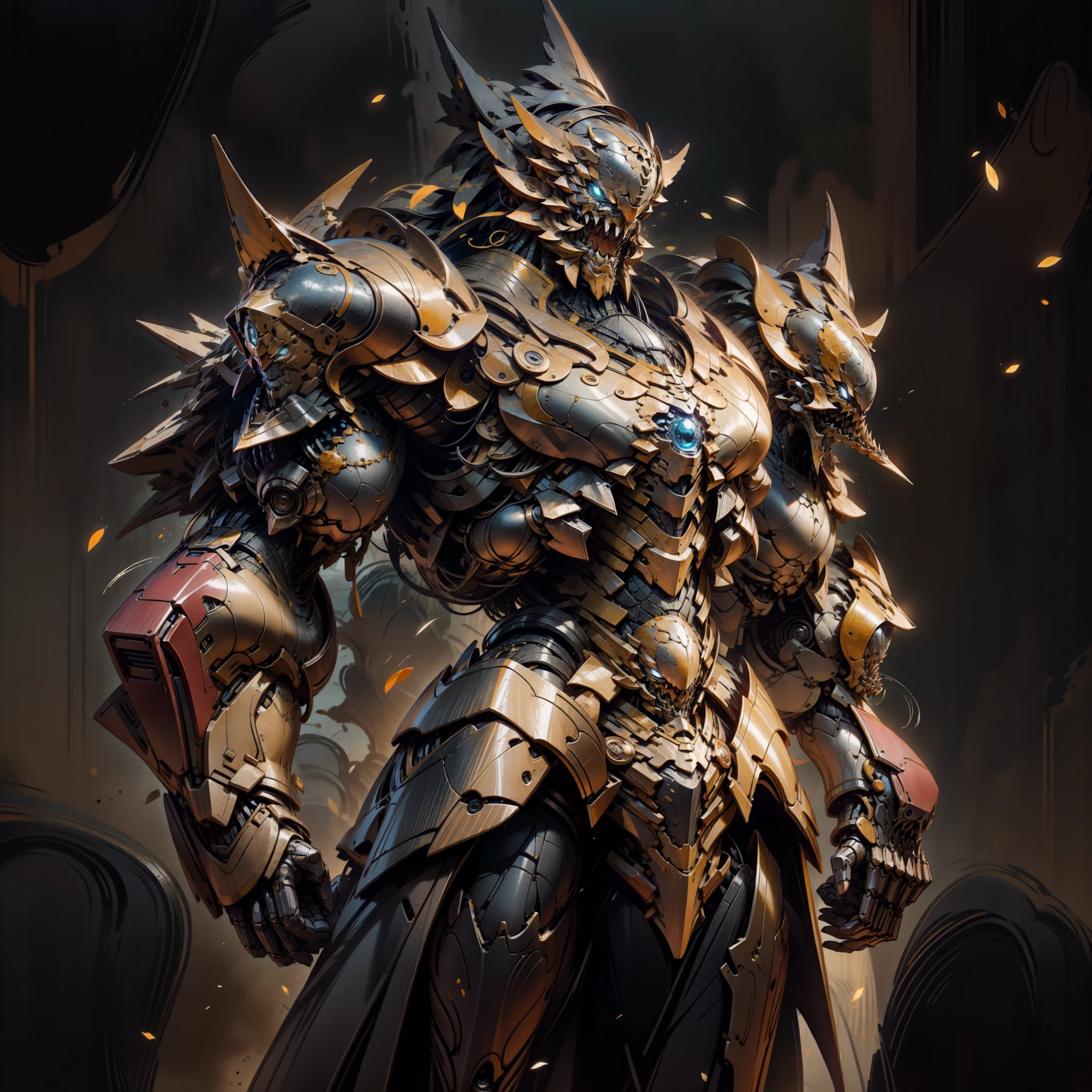 Chaos background,rugged mountains,