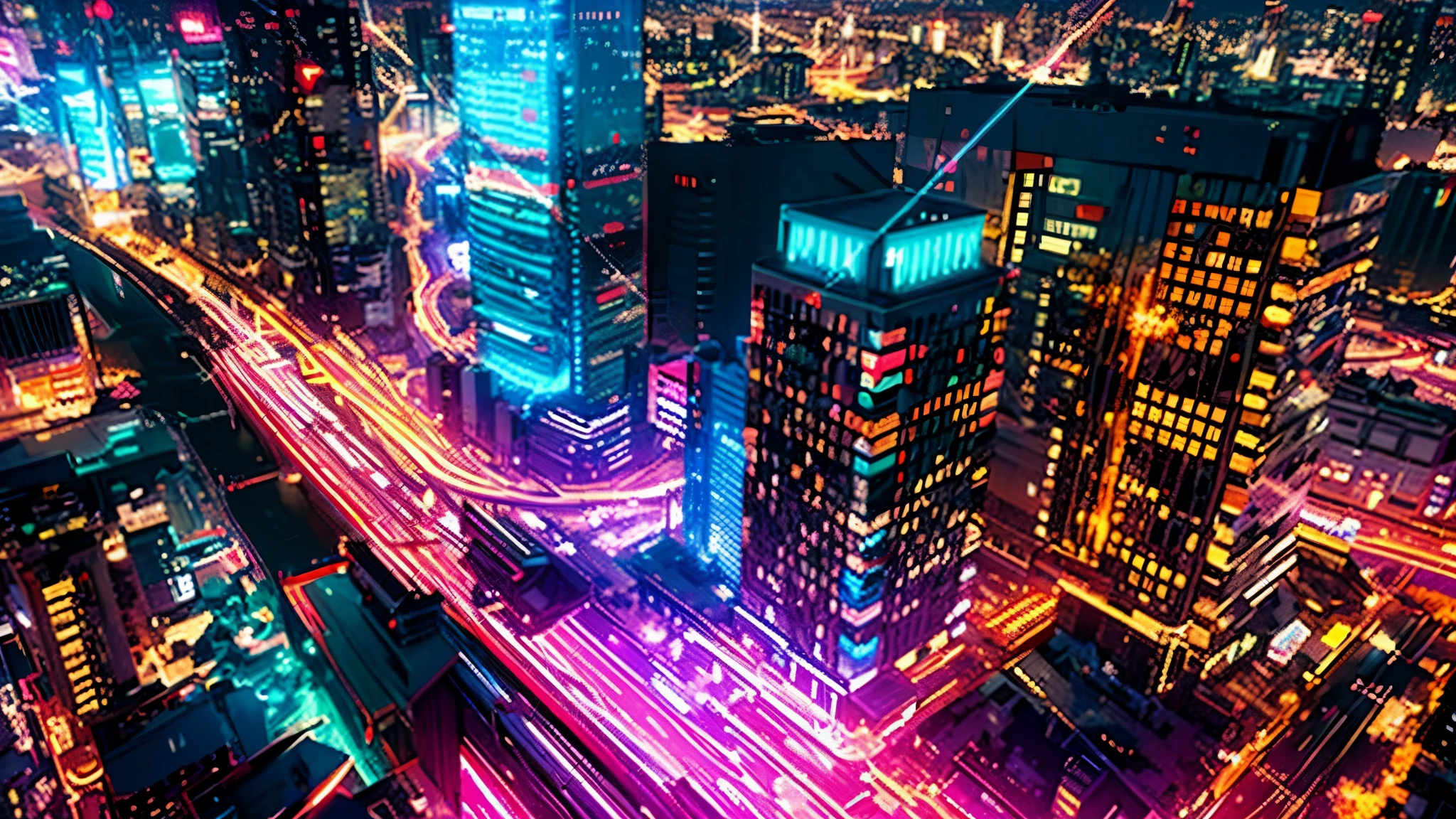 a view of a city at night with a lot of traffic, tokyo city, city, modern Tokyo, tokyo street cityscape, in Tokyo at night, Tokyo at night大都city, Tokyo at night, city night, japanese city at night, Futuristic and clean Tokyo, tokyo japan, night city, Tokyo futuristic background, busy cityscape, tokyo city in the background