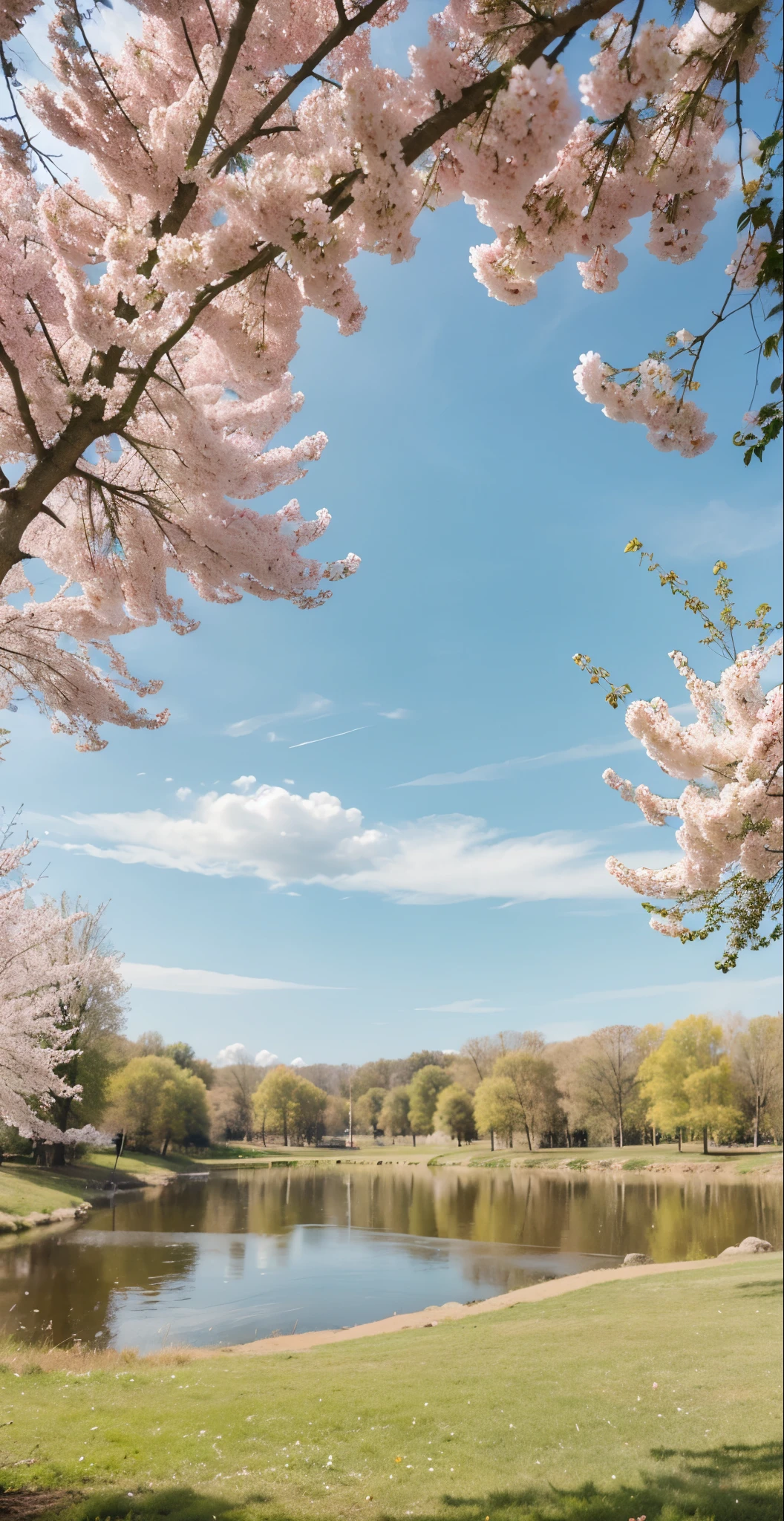 early spring，wide angle，imagine，abstract，Ultra HD shooting，No characters should appear on the screen，spring feeling，