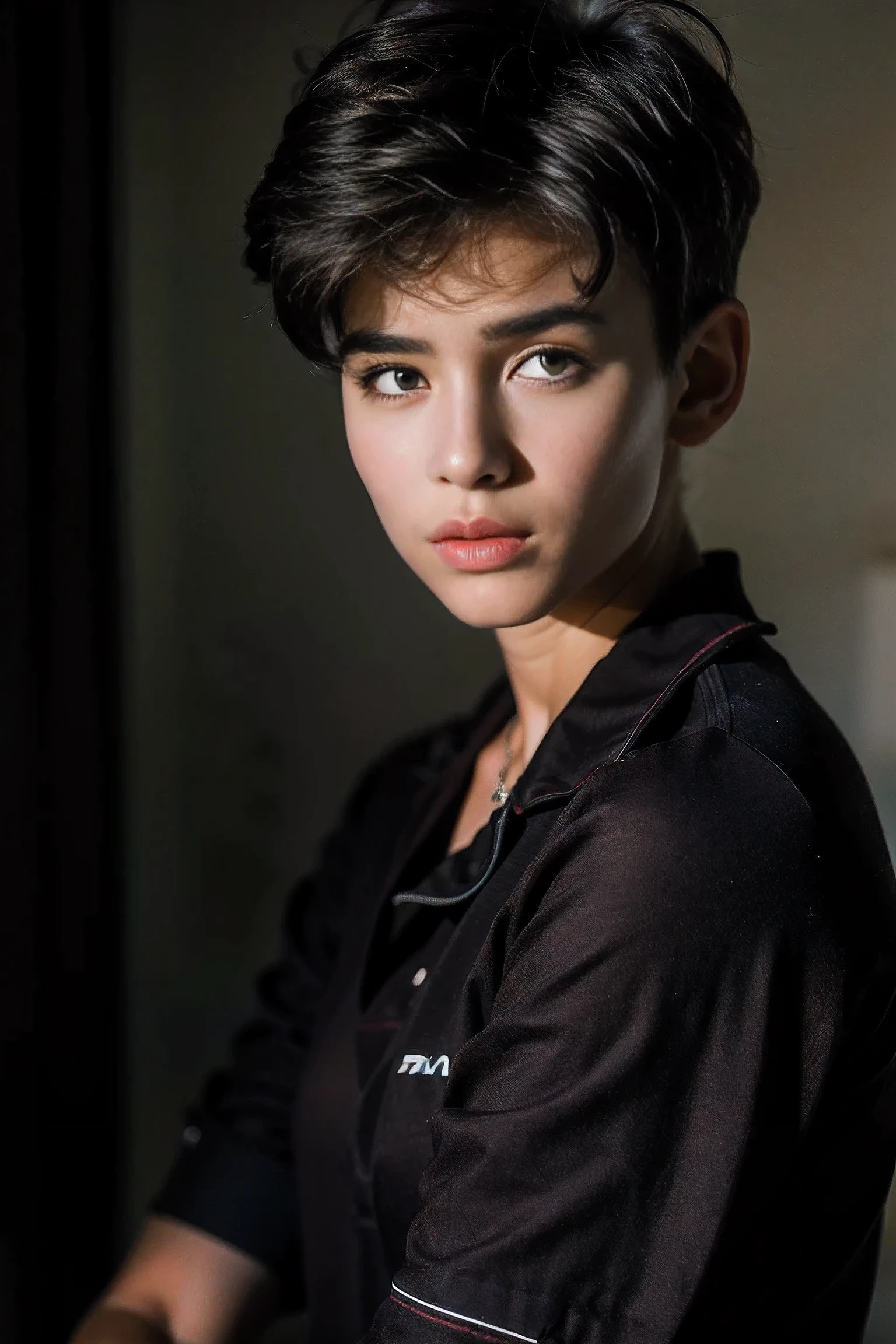 Realistic photography, 8k ,Handsome tomboy