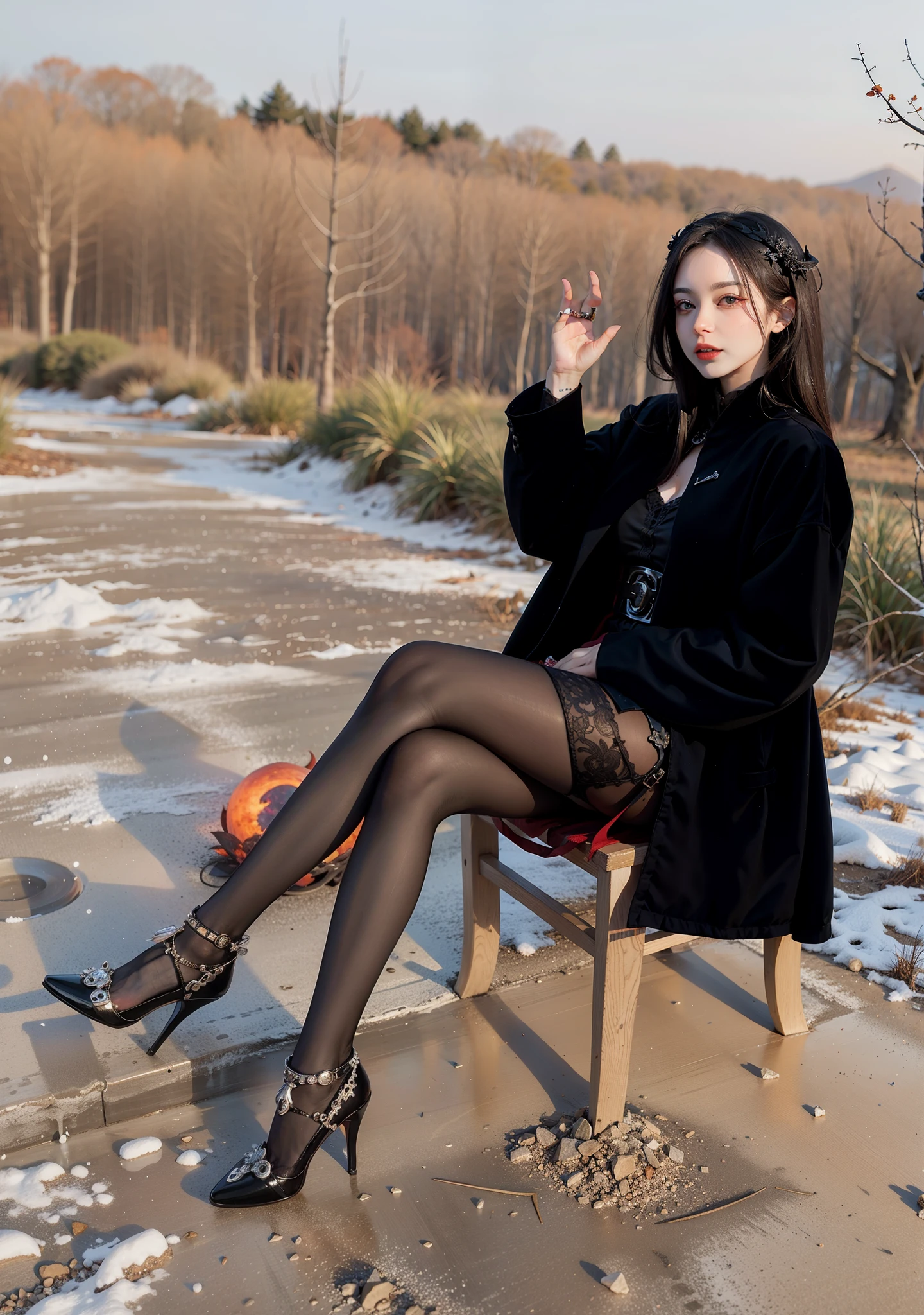 Cold Queen，Picture of box full of swords, wing, succubus theme，fallen angel，Excellent，scary，secret horror，tentacle，have eyes，uncanny valley effect，little beast blood moon，skull skeleton，vampire，Hellfire，Demon Queen，wear gloves，five fingers，Valentino high-heeled shoes