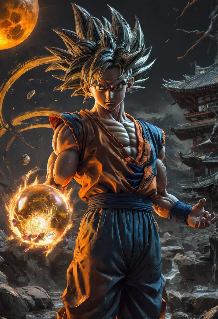 Dragonball by Chris Cold, best quality, perfect masterpiece, Representative work, official art, Professional, high details, Ultra intricate detailed