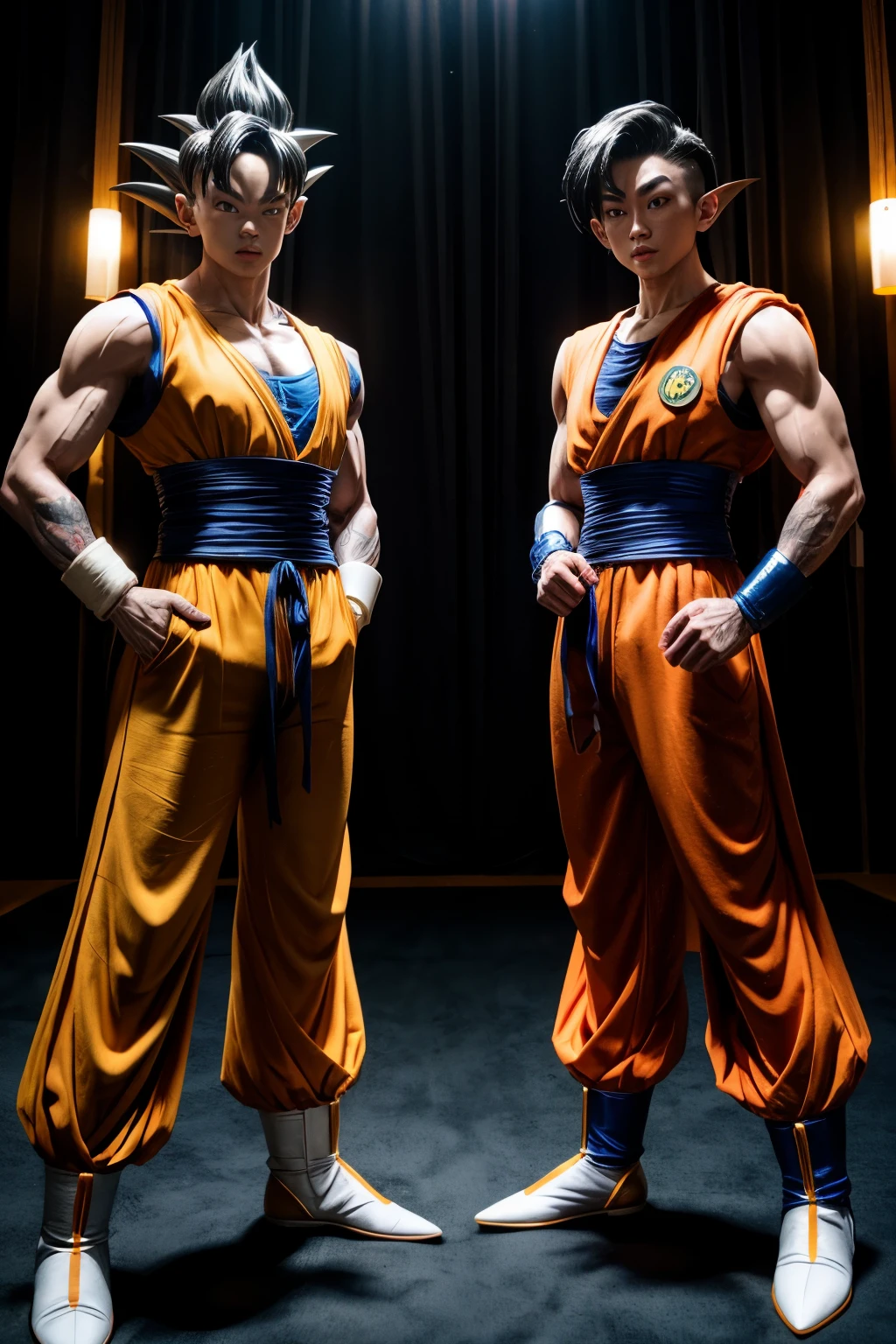 Goku and Saitama 
