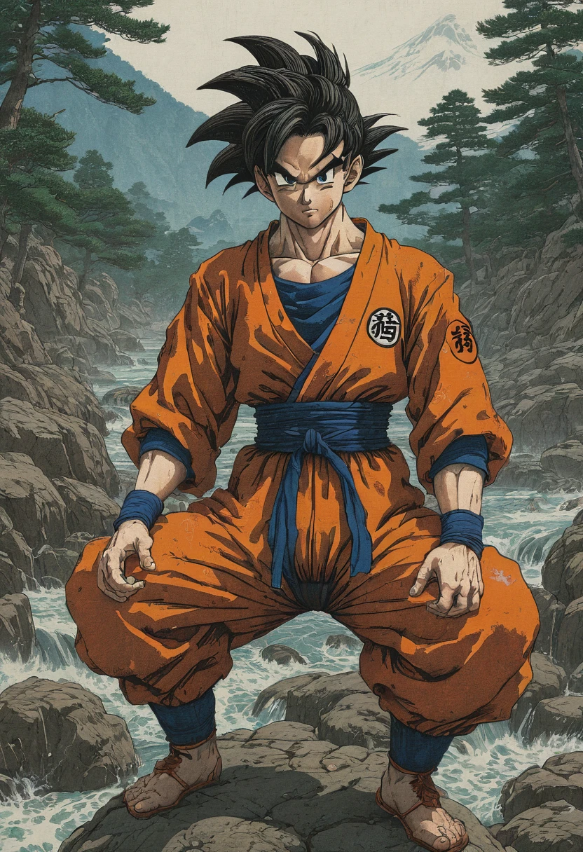 Dragonball, best quality, perfect masterpiece, Representative work, official art, Professional, high details, Ultra intricate detailed