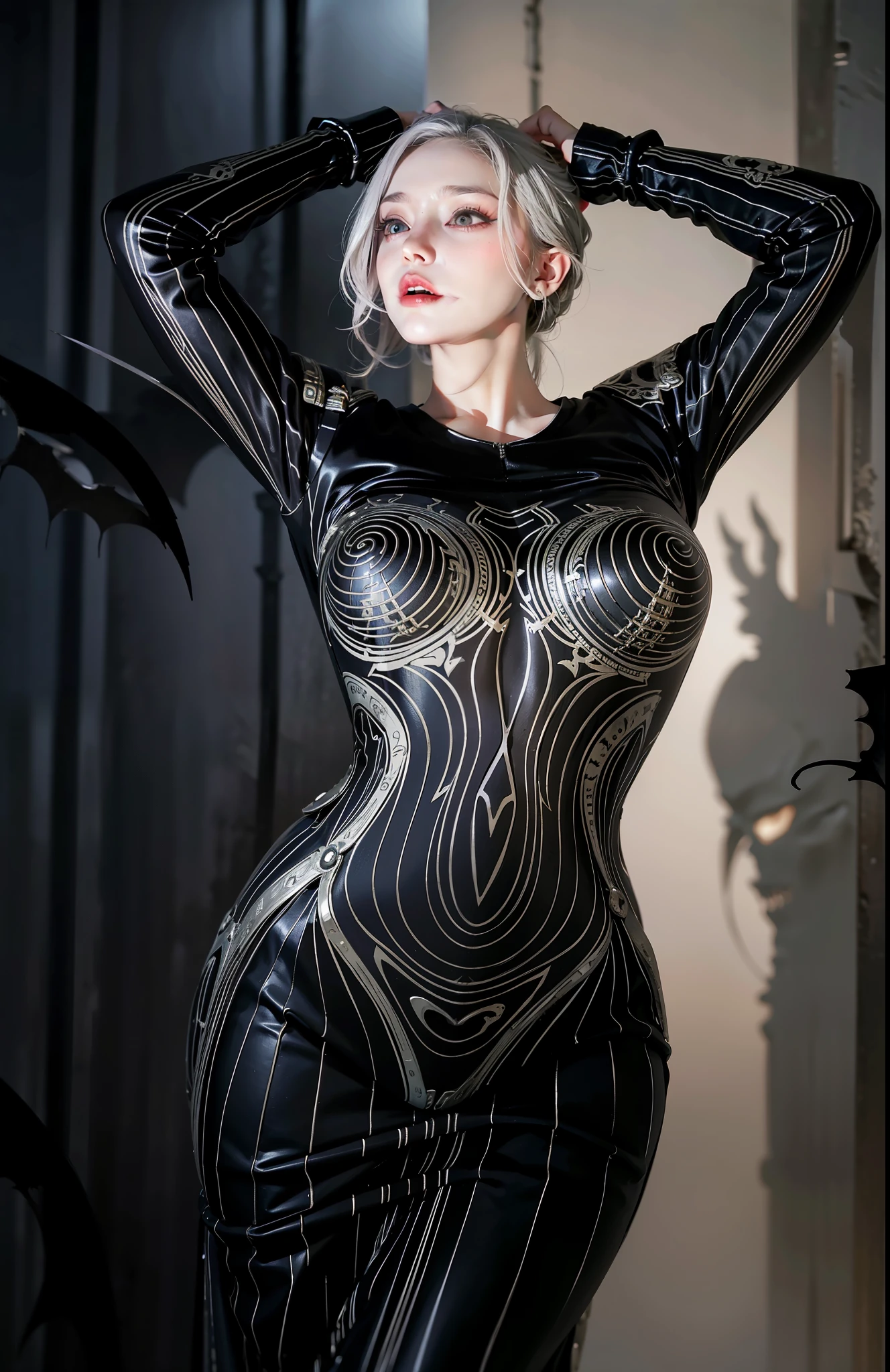 Cold Queen,Picture of a box full of swords, wing, succubus theme,fallen angel,Excellent,scary,secret horror,tentacle,have eyes,uncanny valley effect,little beast blood moon,skull skeleton,vampire,Hellfire,Demon Queen,