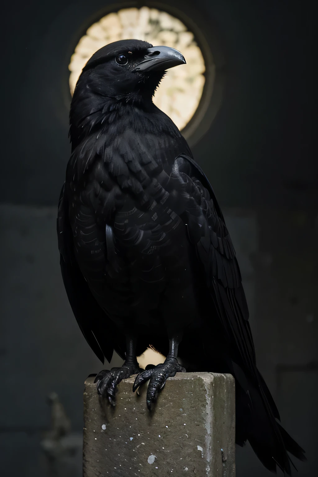 animal, corvo, ABOVE A SKULL, escuro, papel de parede para pc, 4k
