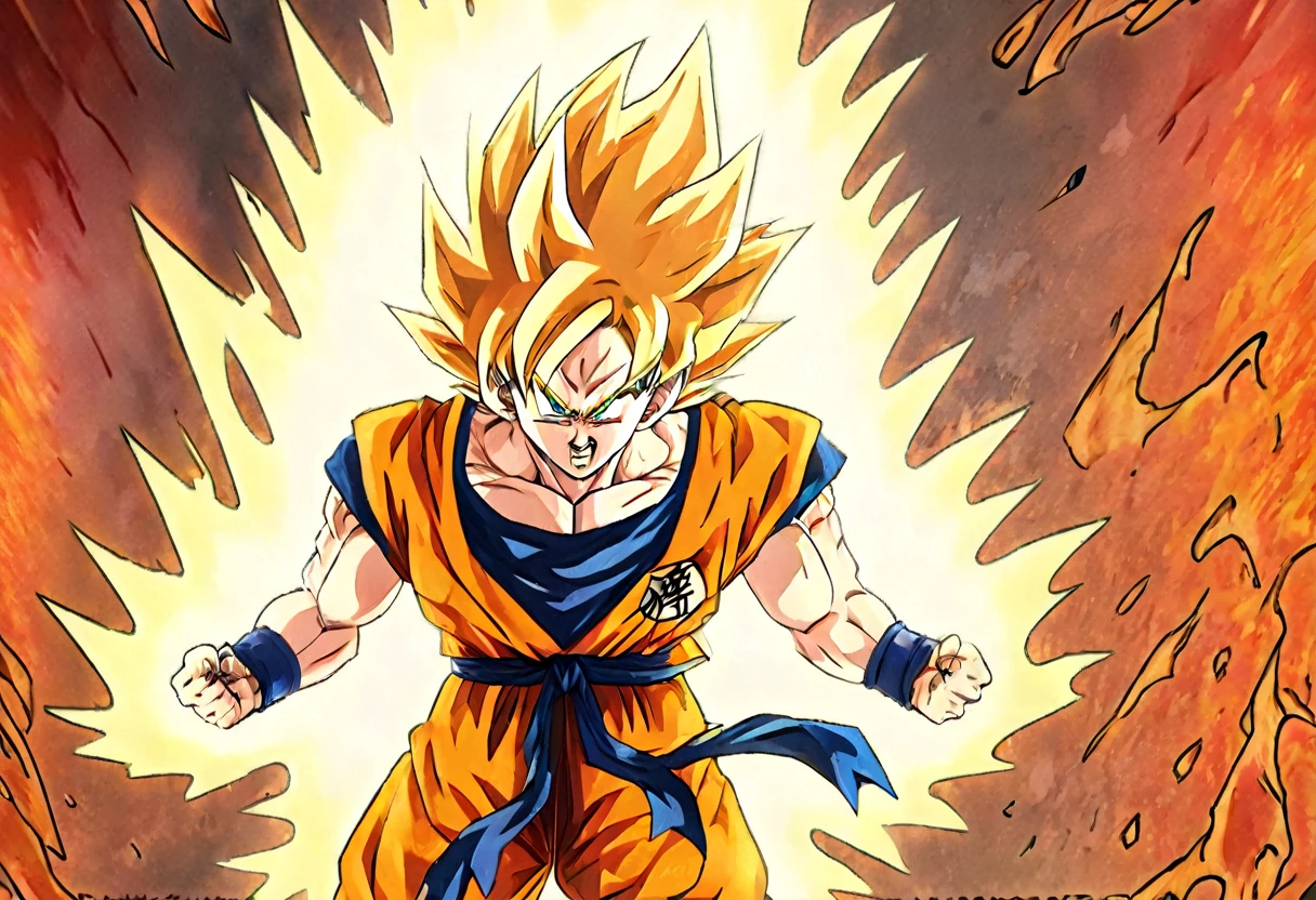 goku,vegeta,detailed eyes,detailed faces,stern expressions,spiky hair,fighting stances,fierce battle,anime style,neon colors,vibrant aura,energy blasts,explosions,super saiyan transformations,lightning effects,scorching flames,high-intensity action,galactic background,cracked planet surface,cosmic energy,ultra-detailed,photorealistic,masterpiece:1.2