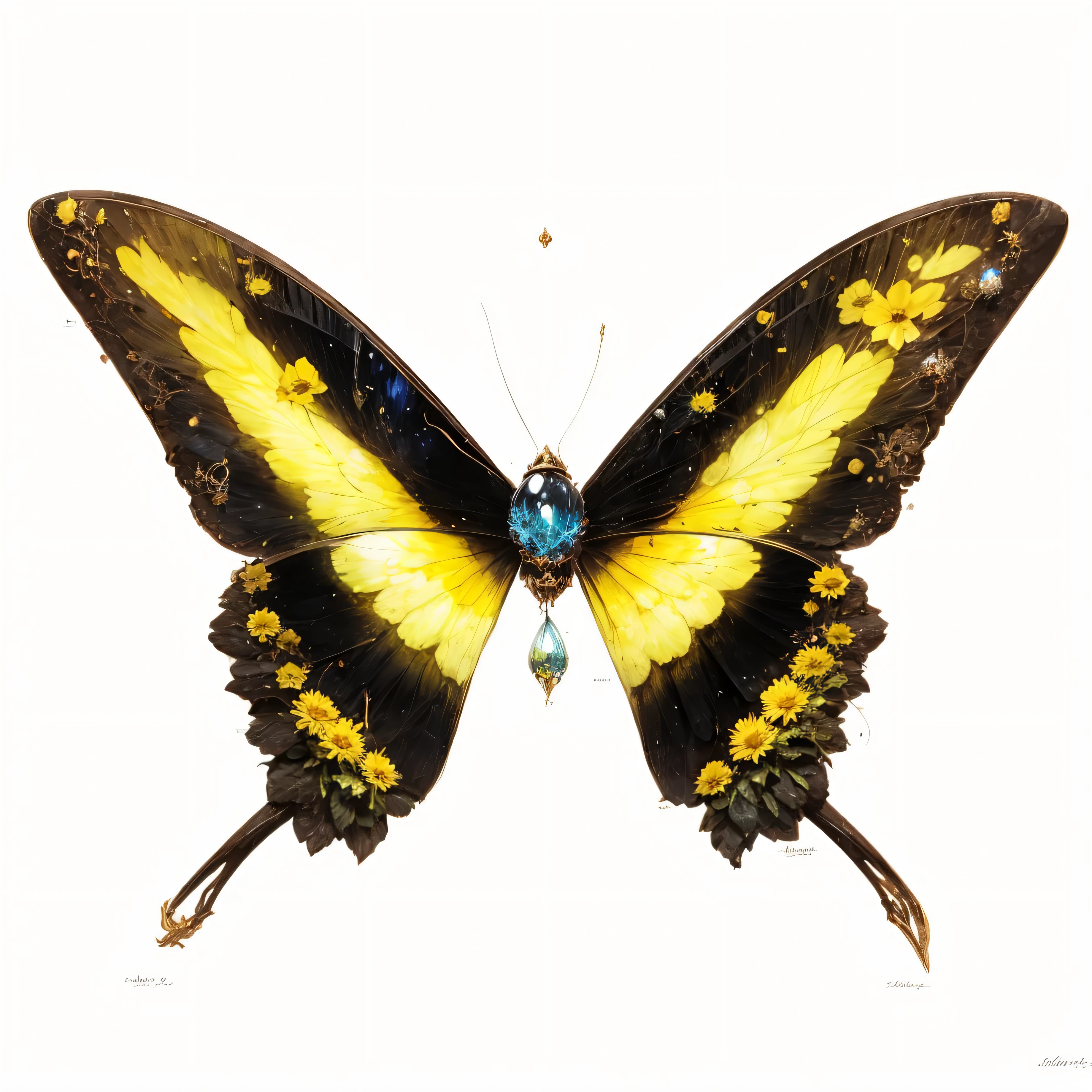 bumblebee element,Small daisy elements,The solar element,Moon element,