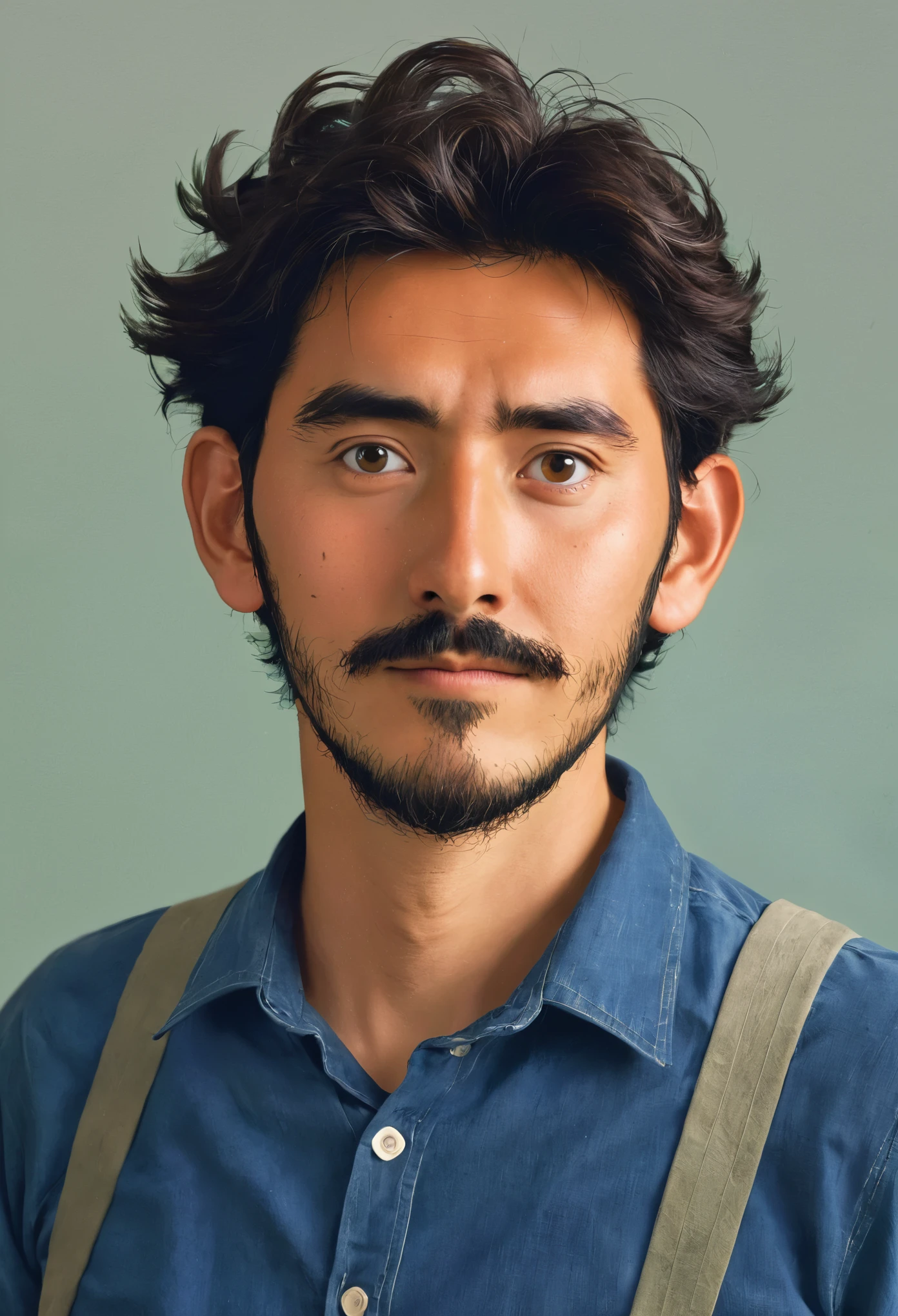 Un personaje de estudio ghibli hombre ya adulto
