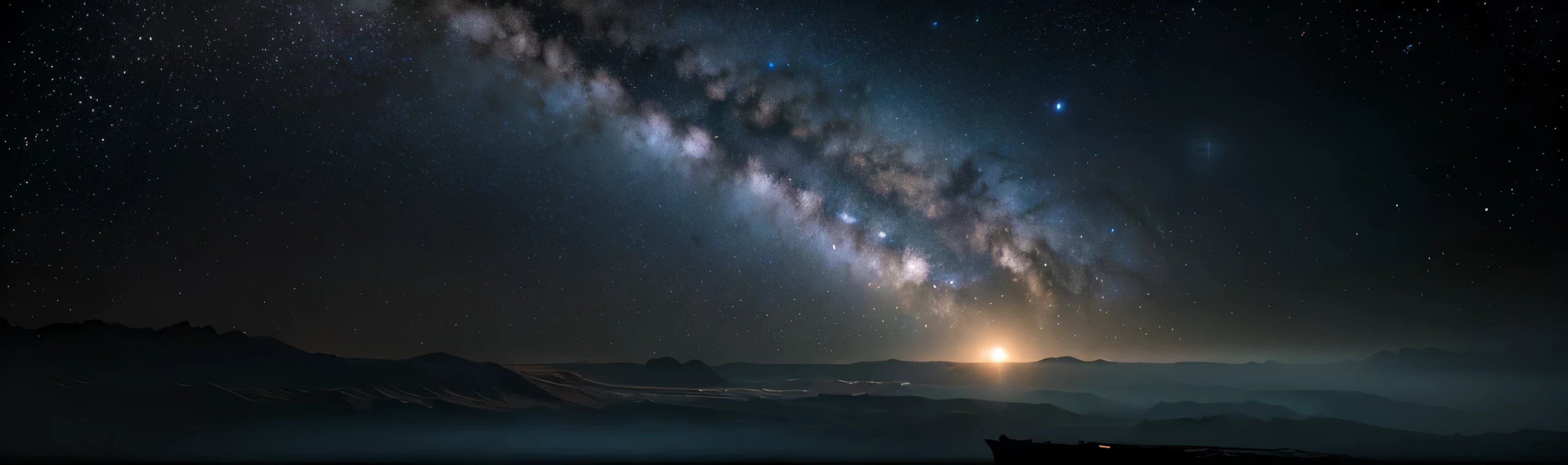Craig Mullins，Craig Mullins（Craig Mullins）style of，Chart，space background，Milky Way， Light and space,Large wide angle，Wide field of view，,chiaroscuro, Light, spark, BackLighting, divine Light, film grain，Broad，air pressure，majestic，Tyndall effect，Light環