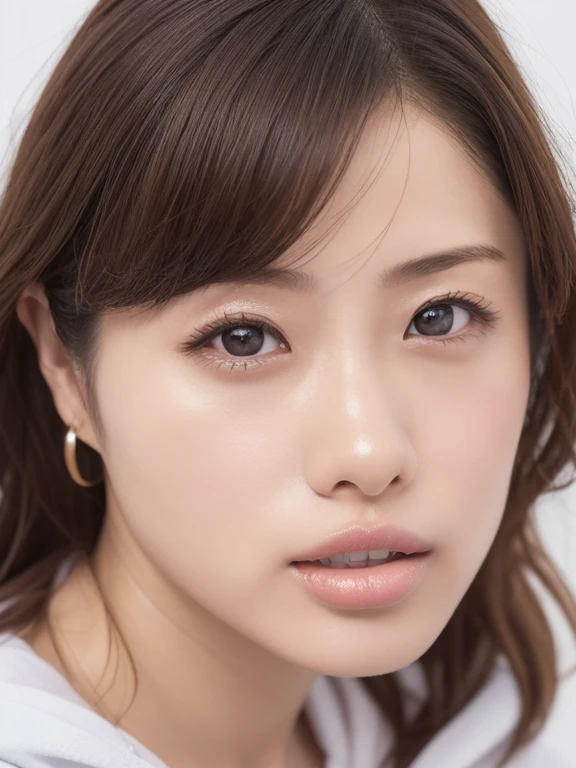 Japanese、Satomi Ishihara、1girl,((1boy)),masterpiece, highest quality, (realistic:1.4), beautiful woman pictures, brown hair, , detailed face, big breasts, Inside the plane,(pubic hair),((whole body)),white teeth、looking at the camera、soft light, rim light, vivid details,standing back、stiletto heels,lewd service、(slender body:1.2)、constriction、abs,hooded hoodie、flared mini skirt、detailed skirt pattern、bangs、plump lower lip、glossy lips,obscene body、attractive legs、vulva illuminated by lights