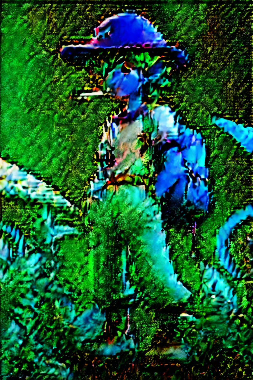 Create a cartoon-style character with the following characteristics:
Physical Description:
Jardino is a slim and tall young man, standing at approximately 1.80 meters. His eyes, red and slightly glazed, have a relaxed and contemplative expression, always conveying a "stoned" state. He wears a classic gardener's hat with a subtly drawn cannabis leaf pattern.
Clothing:
Jardino is dressed in a vibrant green gardener's jumpsuit, covered in dirt stains. His pockets are filled with seeds, gardening tools, and some snacks. He wears a loose-fitting T-shirt with a cannabis leaf design, and his shoes are well-worn and dirty garden boots.
Accessories:
The character holds a cannabis cigarette, with a cloud of smoke gently rising around him. On his right shoulder, he carries a Supreme shoulder bag, where he keeps his knick-knacks and personal items.
Facial Expression:
Jardino Stoner's facial expression is characterized by a relaxed smile, with red and slightly closed eyes due to the THC effect. His hair, disheveled and green, adds an extra touch to his laid-back style.
Posture:
Jardino is leaning slightly backward, supported by a hoe handle, indicating that he is enjoying a tranquil moment in the garden. His legs are slightly apart, giving him a relaxed posture.
Background:
In the background, you can see a lush garden, with healthy cannabis plants growing alongside other varieties of flowers and vegetables. The sun is shining in the sky, casting a soft light over the entire scene.
This is Jardino Stoner, now with red eyes to reflect the THC effect.