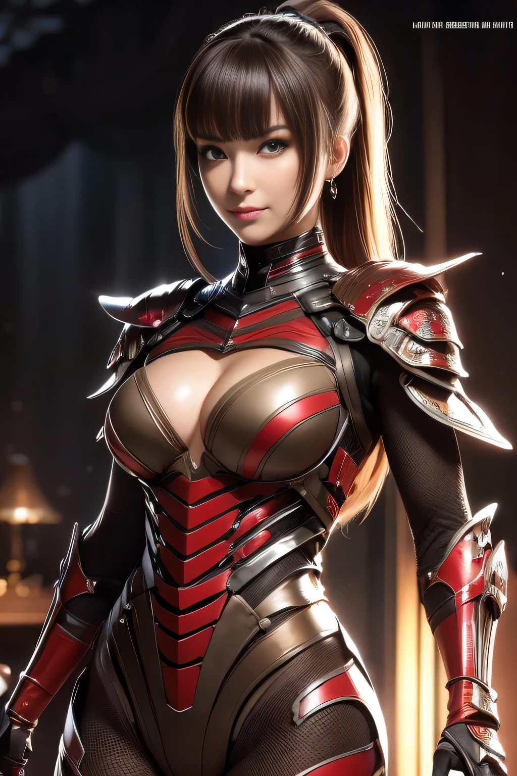 (High resolution,masterpiece,highest quality,Very detailed CG, anime, official art:1.4), realistic, photograph, amazing detail, everything is complicated, shiny and glossy,Amazing number of layers, 8K wallpaper, 3D, sketch, cute, figure,( alone:1.4), perfect female proportions,villain's daughter, (Fusion of dark brown cockroach and lady:1.4), (brown cockroach woman:1.2), (brown cockroach woman:1.2), (Fusion:1.2), (alone:1.4), (evil smile:1.2), muscular, abs, (Cockroach brown exoskeleton bio insect suit:1.4), (Cockroach brown exoskeleton bio insect armor:1.2), (brown transparent cockroach feathers:1.4), (Antennae of brown cockroaches:1.3),