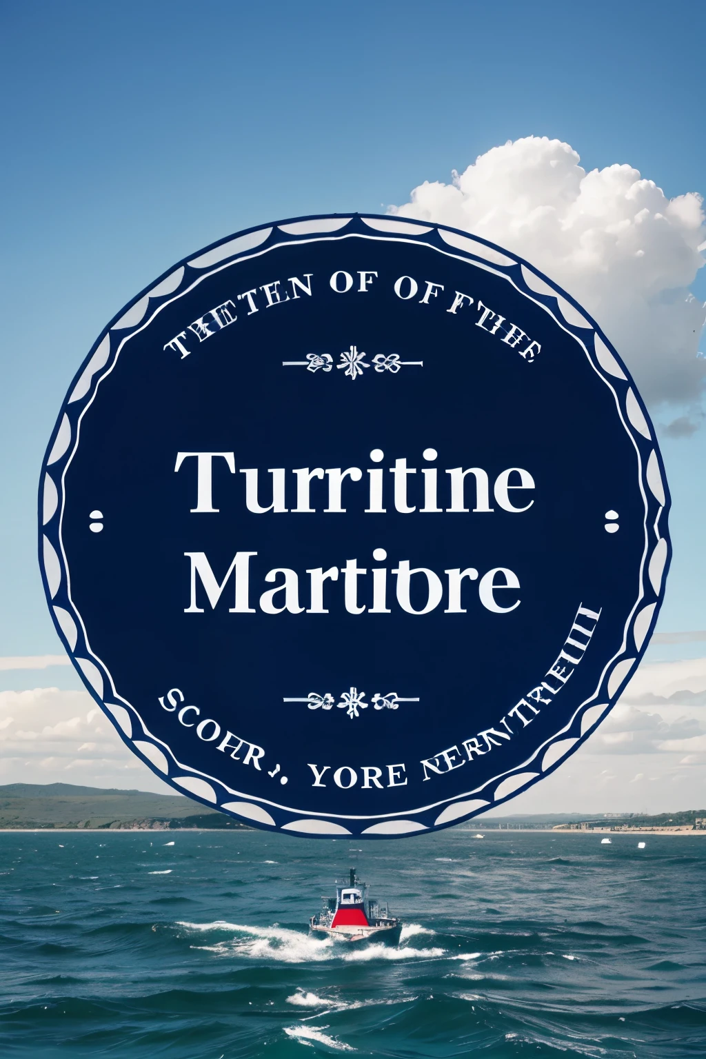 turn the word maritime into a logo