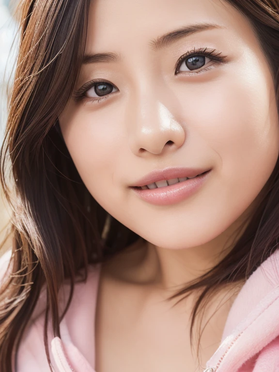 Japanese、Satomi Ishihara、1girl,((1boy)),masterpiece, highest quality, (realistic:1.4), beautiful woman pictures, brown hair, , detailed face, big breasts, Inside the plane,(pubic hair),((whole body)),white teeth、looking at the camera、soft light, rim light, vivid details,standing back、stiletto heels,lewd service、(slender body:1.2)、constriction、abs,Yellow hoodie with hood、flared mini skirt、detailed skirt pattern、bangs、plump lower lip、glossy lips,obscene body、attractive legs、vulva illuminated by lights、pink bra、gal