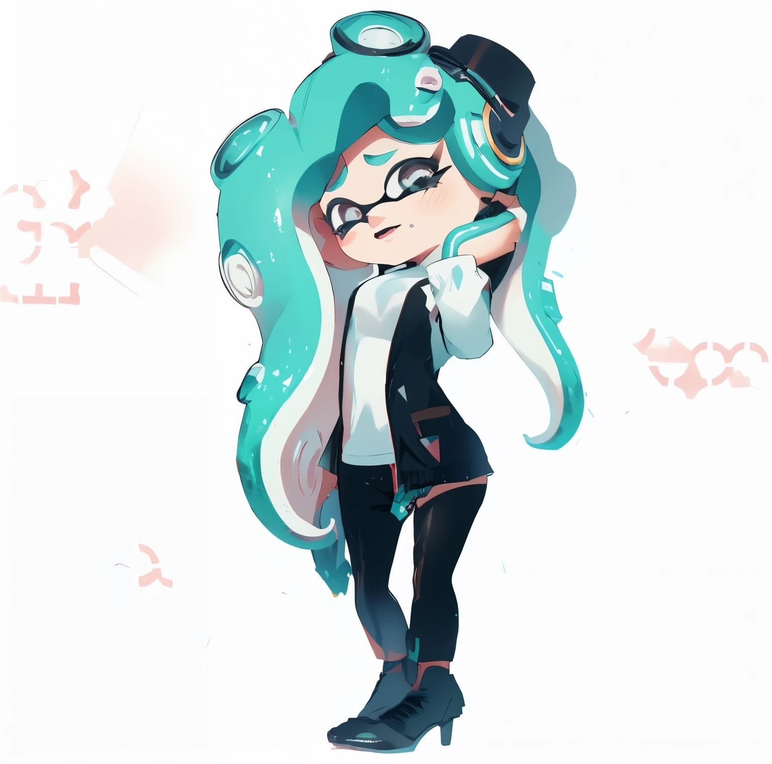 Marina ida from splatoon 3 side order offering me a hug