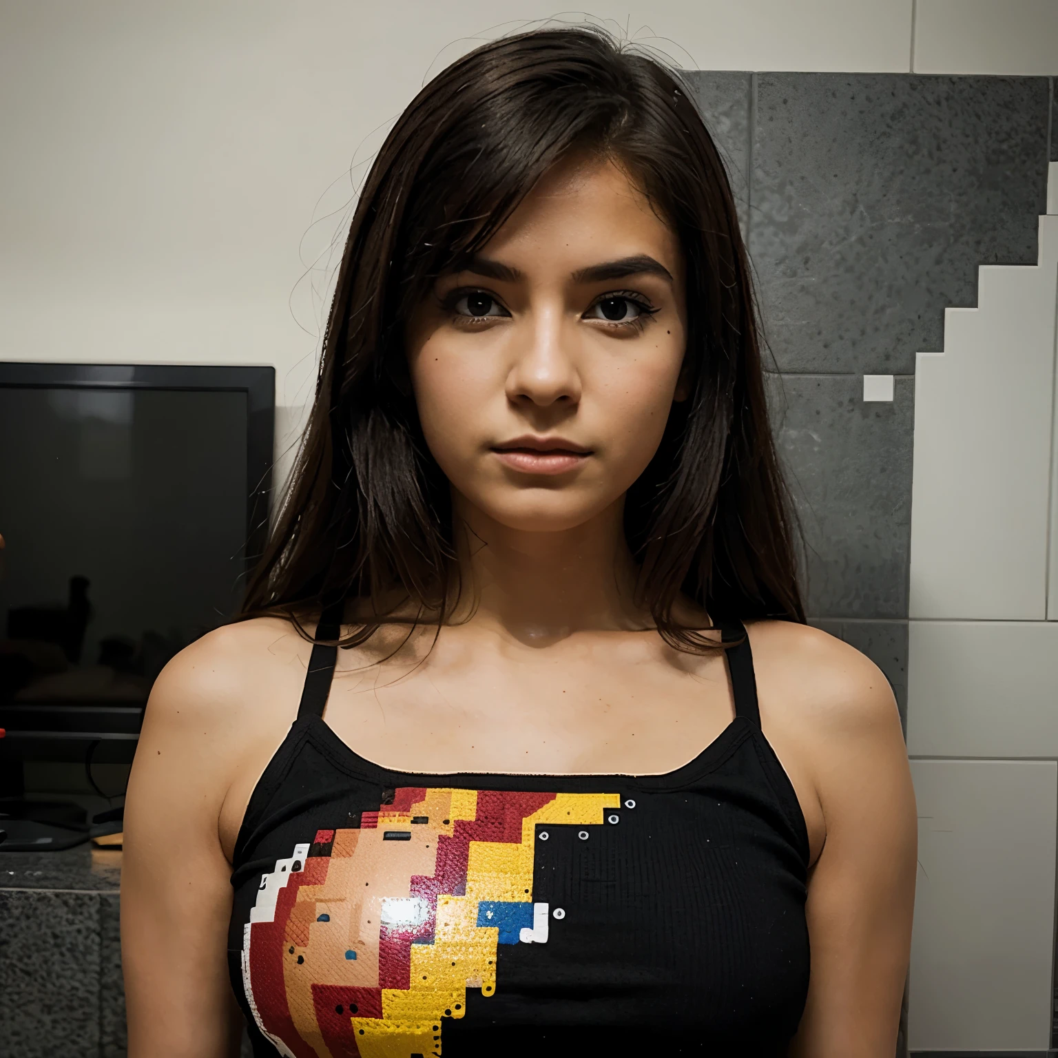 Make me in pixel art I am a man