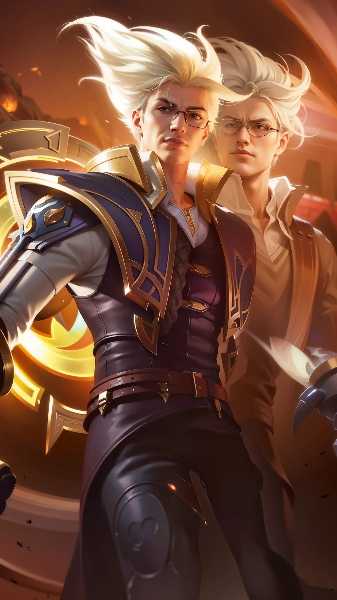 there is a man with a sword, arcane jayce, official splash art, heise jinyao, league of legends splashart, 8k hd wallpaperjpeg artifact, 8 k hd wallpaperjpeg artifact, artgerm detailed, artgerm jsc, extremely detailed artgerm, league of legends splash art