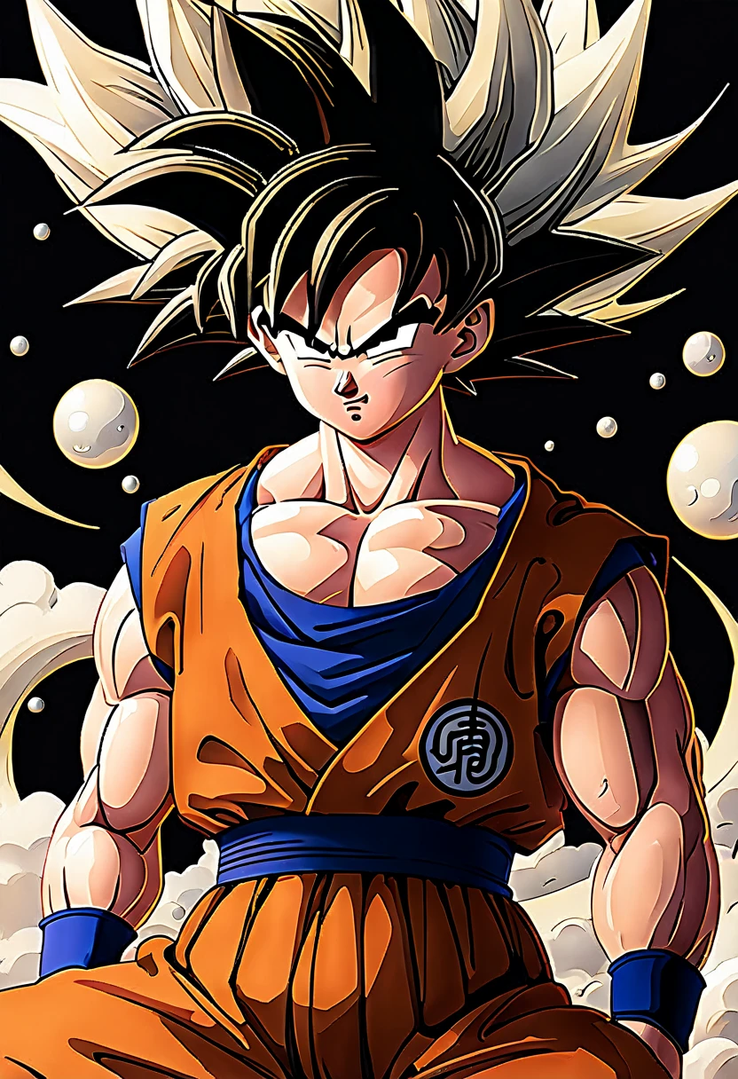 dragon ball.Japanese manga style。