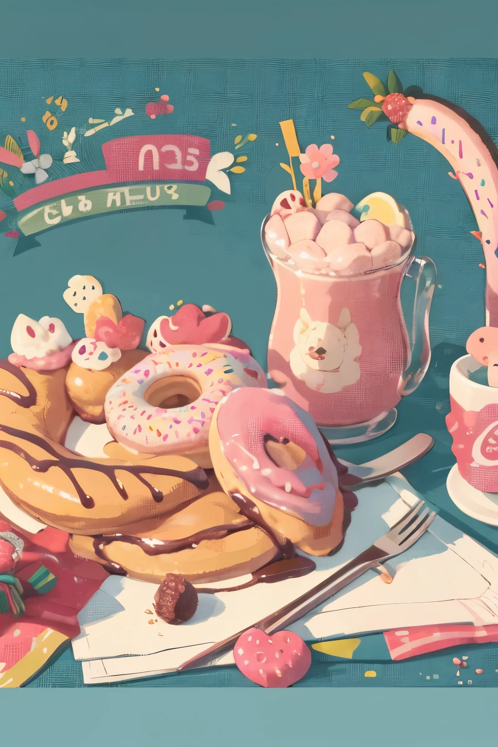 Donuts, wallpaper, just much donuts 