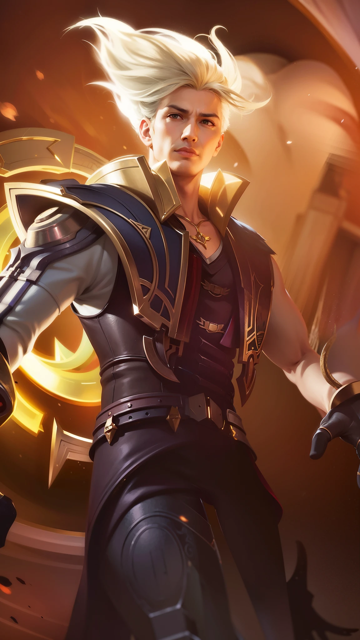 there is a man handsome with a sword, arcane jayce, official splash art, heise jinyao, league of legends splashart, 8k hd wallpaperjpeg artifact, 8 k hd wallpaperjpeg artifact, artgerm detailed, artgerm jsc, extremely detailed artgerm, league of legends splash art