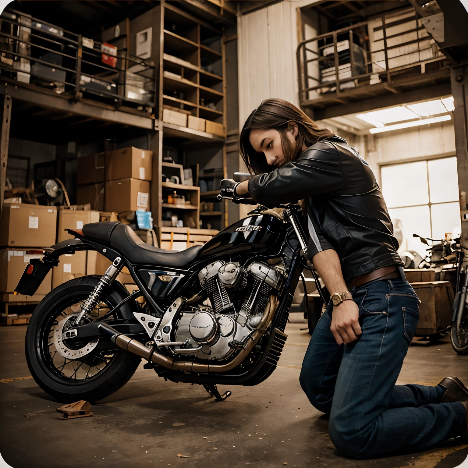 Motorcycle parts sale app icon