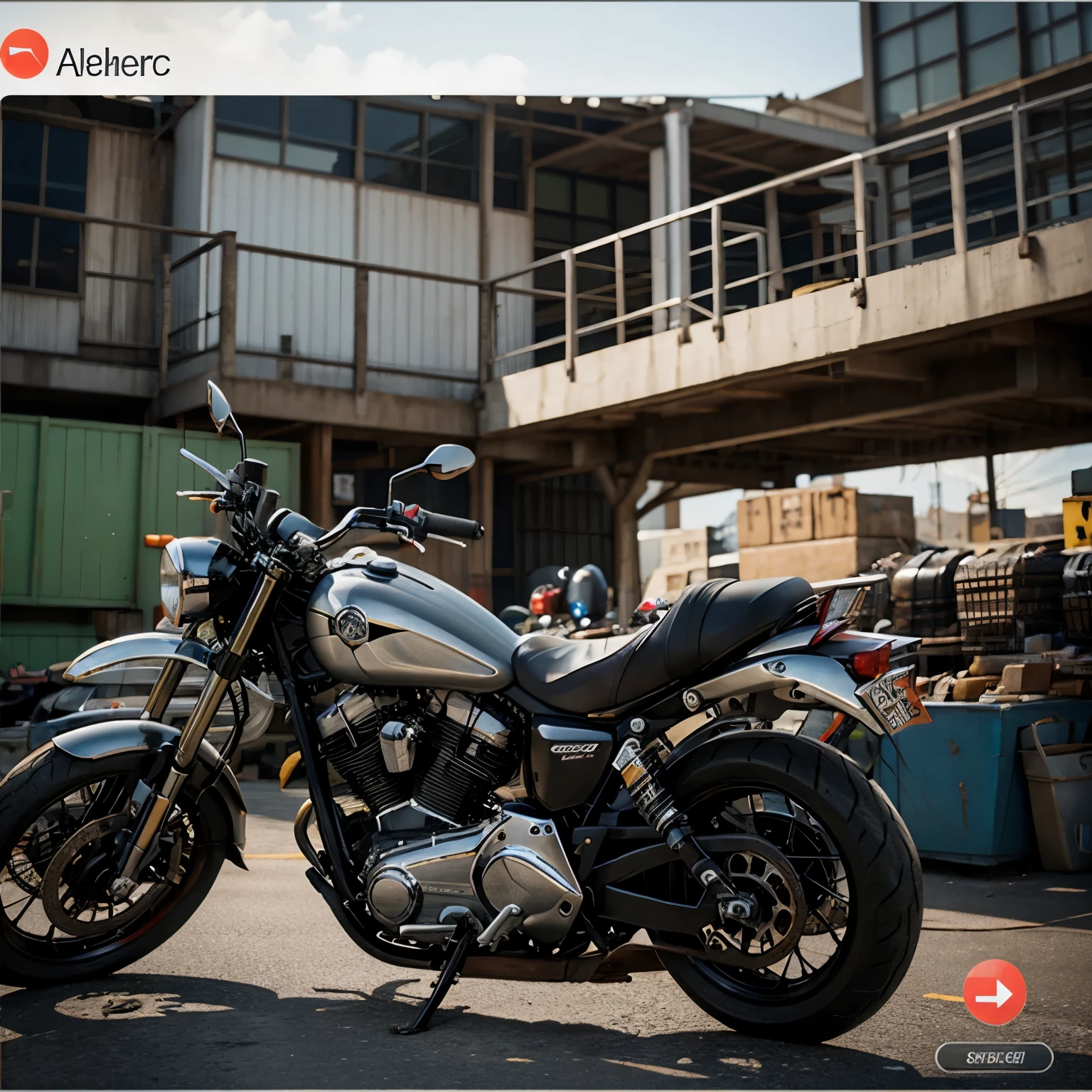Motorcycle parts sale app icon