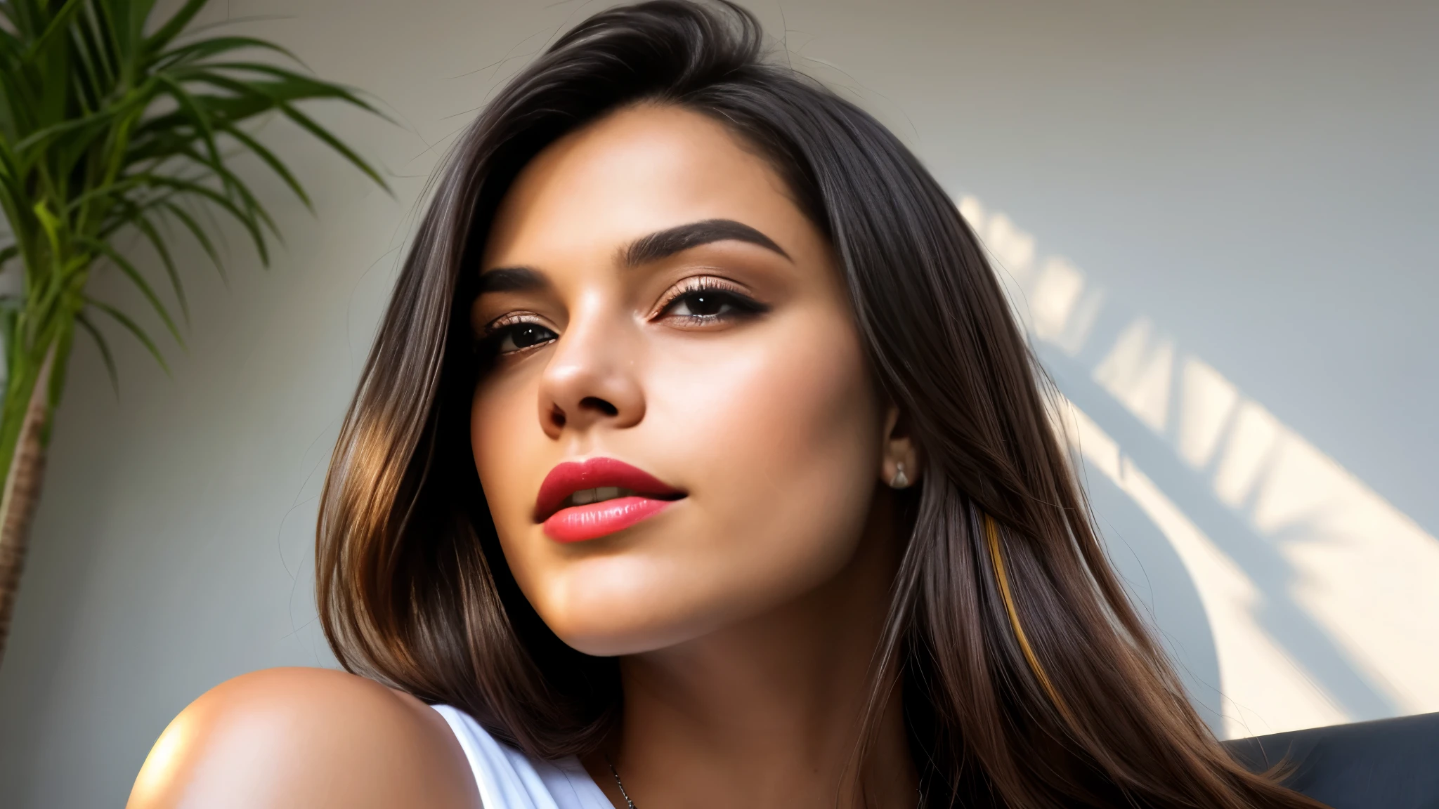Fashion model 25 years old, [[[[Profesionalphoto]]]], [[[[Vista de cuerpo completo]]]], [[[[Perfect Anatomia]]]], [[[[cabello rubio, rubio]]]], ojos perfectos, Iris perfecto, Labios perfectos, dientes perfectos, piel perfecta, Luz frontal suave, resplandecer, HDRI, (Colores apagados:1.2), [[Elegant room as background]], 8k, hiperrealismo, detallado, Ultra Definition.