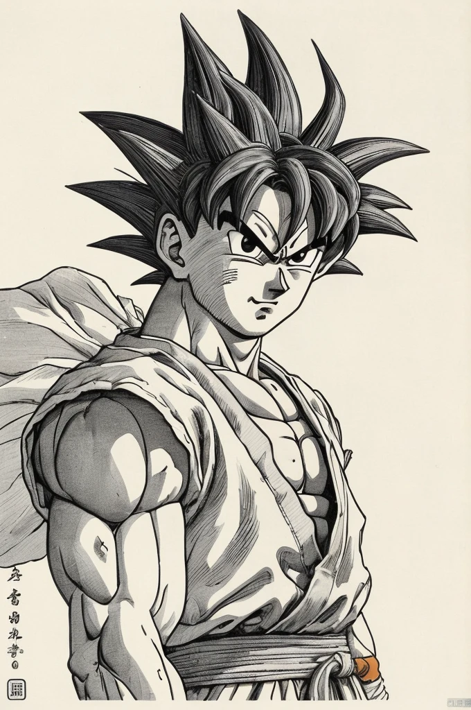 Dragonball, best quality, perfect masterpiece, Representative work, official art, Professional, high details, Ultra intricate detailed
