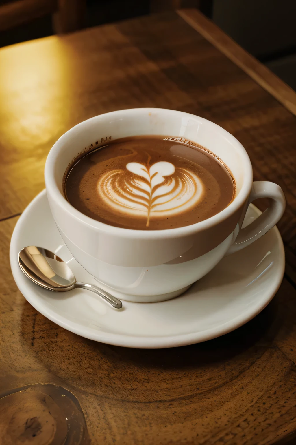 cup with drawn coffee