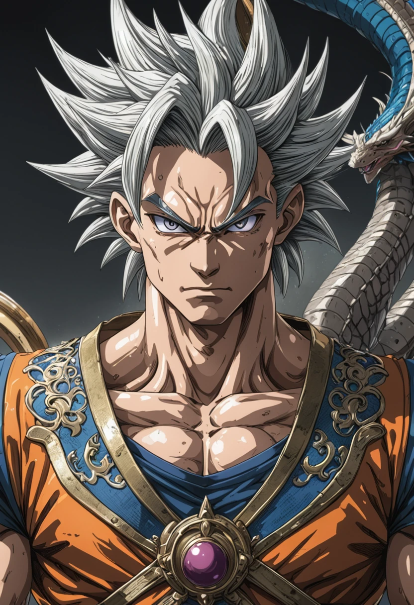 anime style, anime realism, Dragonball, best quality, perfect masterpiece, Representative work, official art, Professional, high details, Ultra intricate detailed