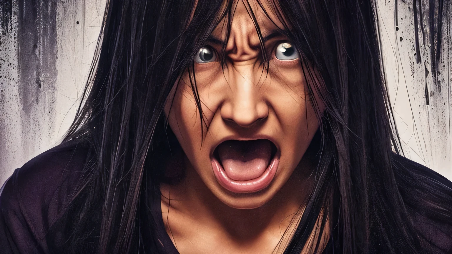 Frightened person