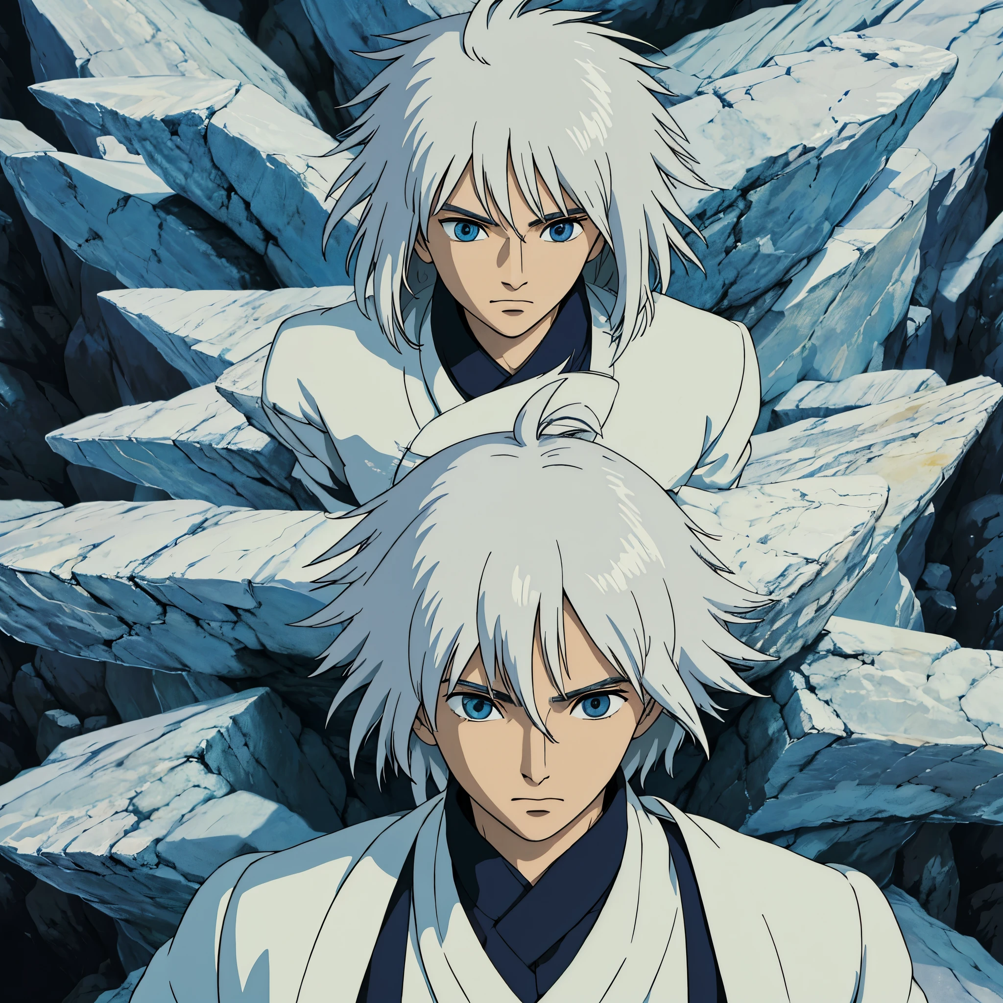 Hitsugaya, male focus, detaild eyes.