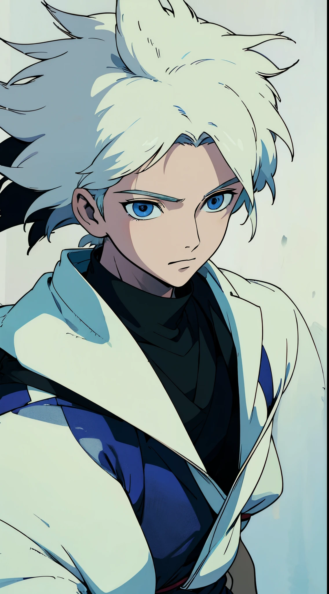 Hitsugaya, male focus, detaild eyes.