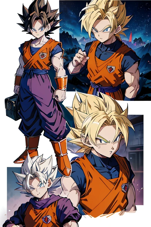Dragon Ball style, Dragon Ball z style, character Dragon Ball, Dragon Ball z, Dragon Ball z, Dragon Ball, Dragon Ball, Dragon Ball artstyle, dbz, Akira Toriyama风格, Dragon Ball concept art, human goku, author:akira toriyama,