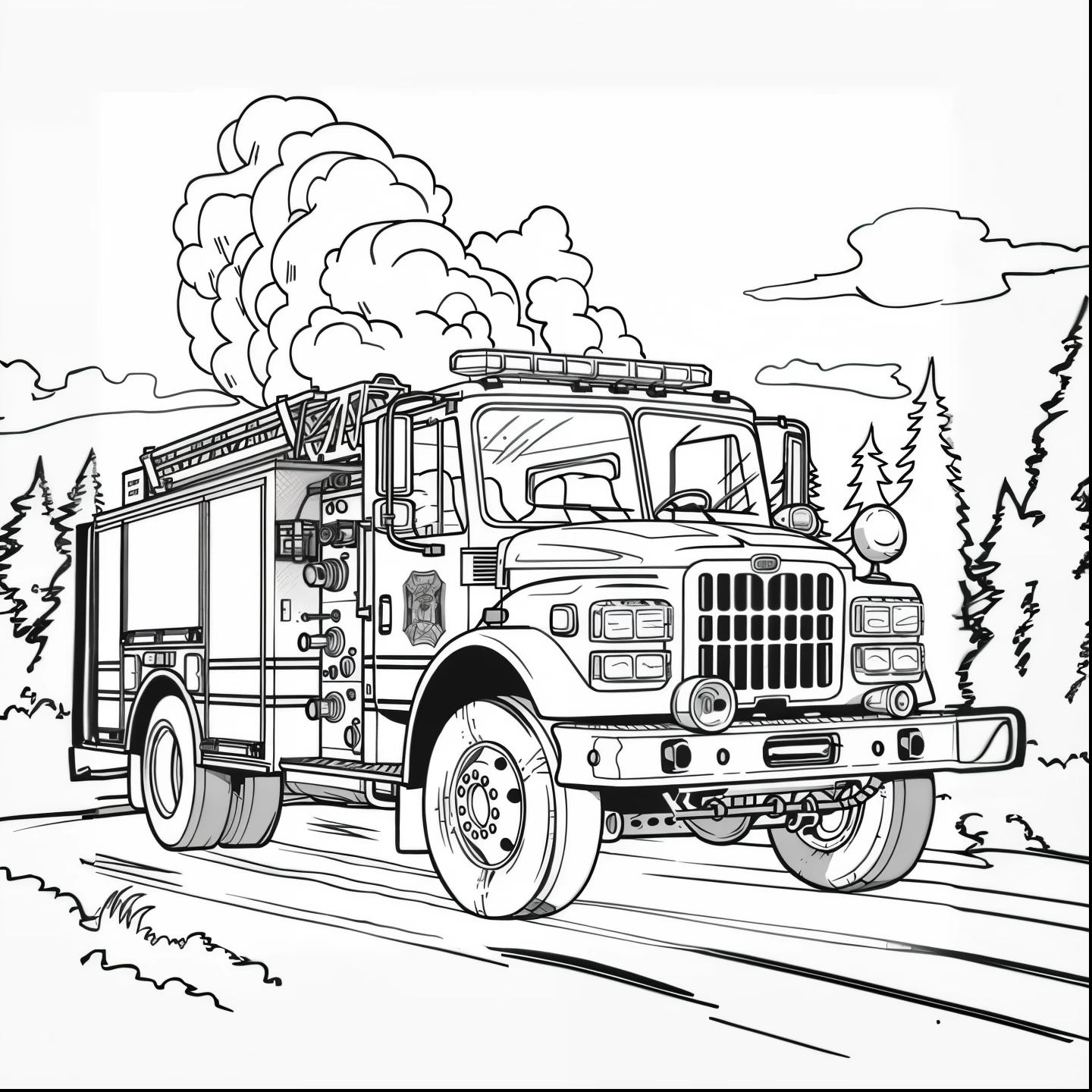 monochrome、Fire automatic vehicle