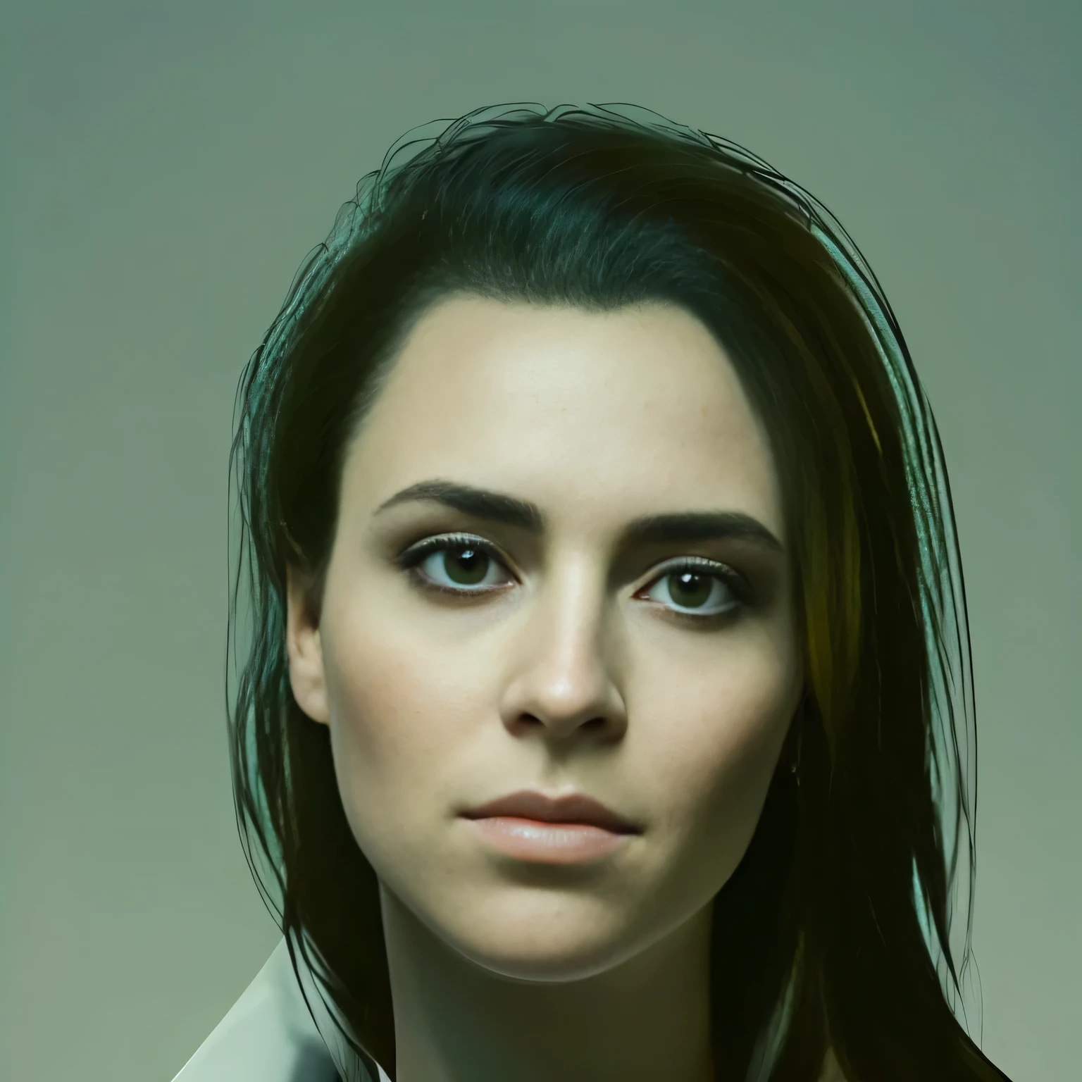 There is a woman with a tie and a white shirt, ultra realistic Digitale Zeichnung, realistic Digitale Zeichnung, hochrealistische digitale Kunst, digital art portrait, realistic woman portrait, hyper realistic Digitale Zeichnung, hyperrealistic Digitale Zeichnung, ultrarealistische digitale Kunst, digital portrait, glatt. Digitale Zeichnung, sehr realistische digitale Kunst, ultra-realistic portrait, photorealistic Digitale Zeichnung, ultrarealistische digitale Kunst
