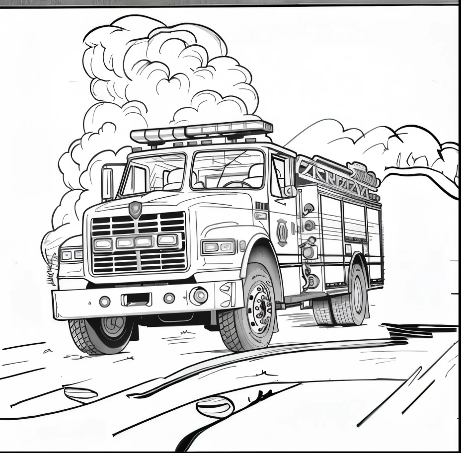monochrome、Fire automatic vehicle