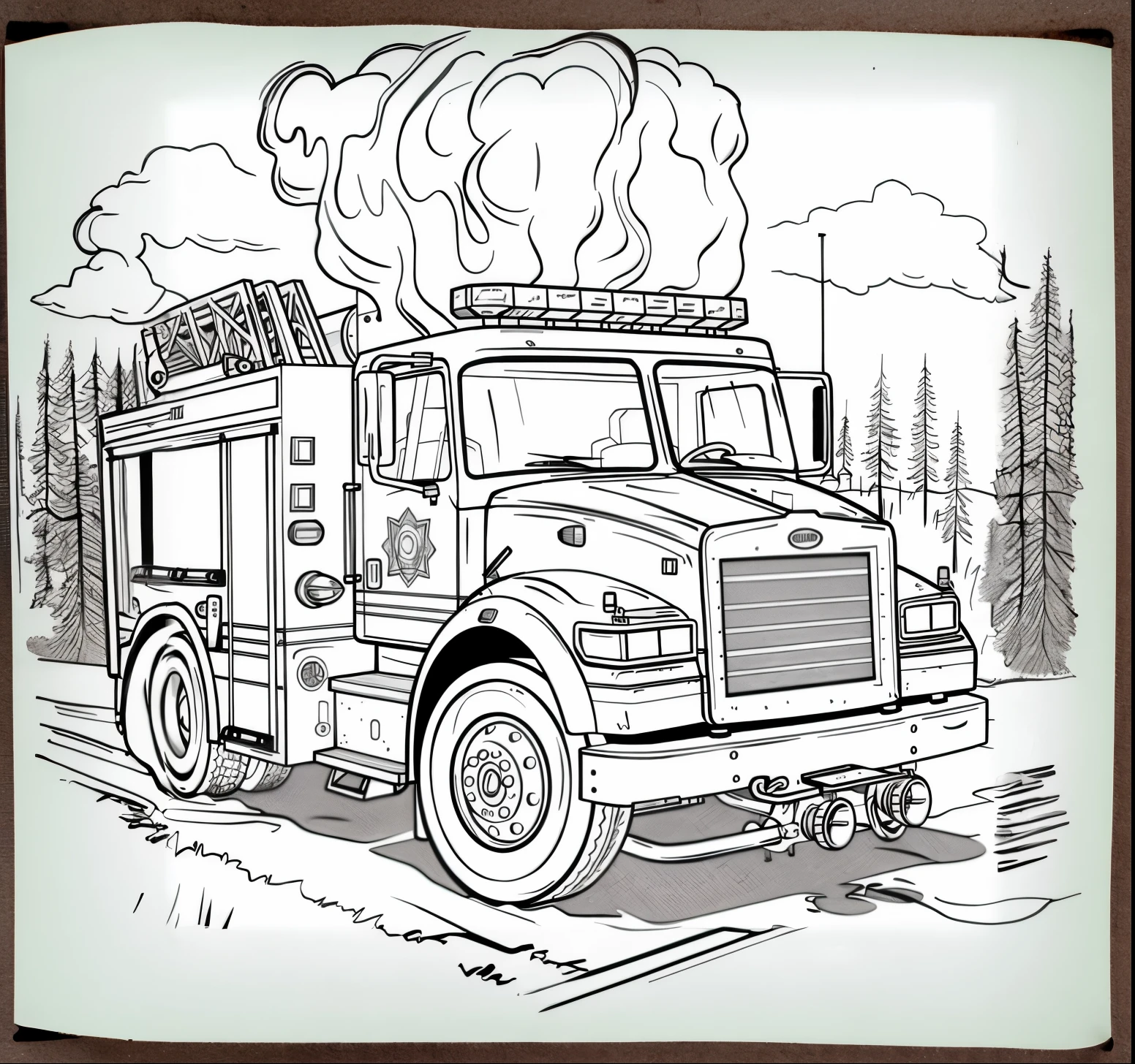 monochrome、Fire automatic vehicle