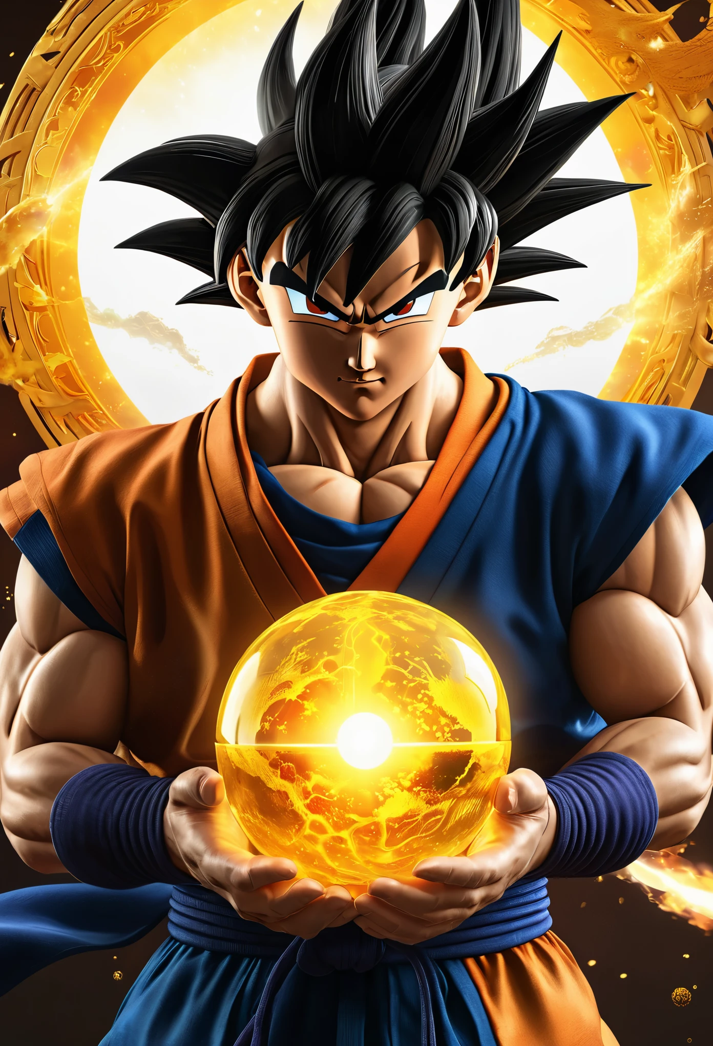 (best quality,4k,8k,highres,masterpiece:1.2),ultra-detailed,(realistic,photorealistic,photo-realistic:1.37),dragon balls,shiny,glowing,seven magical artifacts,round,golden stars,dragon radar,detailed texture,elegant design,collectible items,authentic replication,special effects,animating,treasure hunting,breathtaking landscape,adventure,funny moments,powerful characters,superhuman abilities,transformations,fighting scenes,dynamic poses,energy beams,cosmic powers,intense battles,epic clashes,explosive visuals,intense aura,colorful energy,high-flying action,emotional depth,thought-provoking storylines,spiritual journey,japanese animation,sacred quests,mystical dragon,enigmatic wishes,martial arts masters,friendship,fierce rivals,bonding over training,promise of eternal life,enchanting music,world-saving mission,universe's ultimate powers,unforgettable moments,legacy of Dragon Ball series,hopeful ending.
