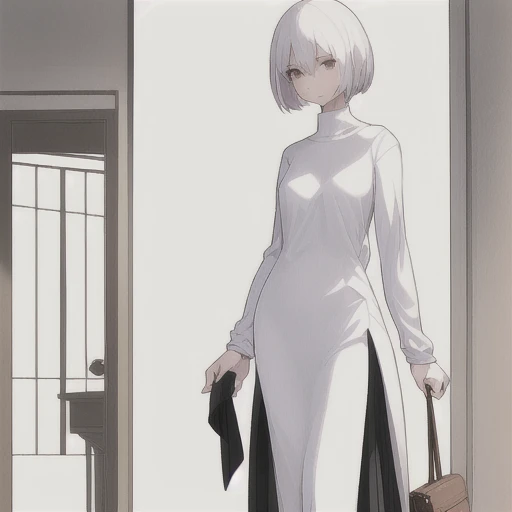 "A simple, sophisticated style. **Her** gazes at the viewer with a calm expression. Her posture is natural, and her personal items are minimal. Clothing and accessories are simple and highlight her personality and features.
Styles include **Kushert Krenzky art, Fay Knight style anime style, Kanna Hashimoto style, Miho Yoshioka style feminine style, real anime 2.5D style, and real anime girl style**. We use high-definition official artwork and highly detailed and elaborate fan art trending on Art Station and Pixiv as references. The quality of the artwork is **golden ratio 1.2 and picture board 1.3**, aiming for **absurd, top quality, realistic, ultra-realistic, ultra-detailed illustrations**. Faces are **high definition** and lighting is perfect. Resolution is **8K, ultra high resolution: 1.2, high resolution (HD, 4K, 8K, 16K, etc. selectable)**. Color bit depth is **24-bit and 48-bit**."