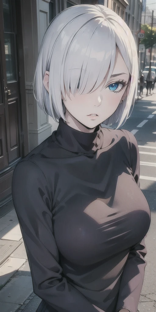 [((Fiona_Frost)), 1girl, (solo), (masterpiece, best quality), (finely detailed beautiful eyes), blue_eyes, (short_hair), (white_hair)