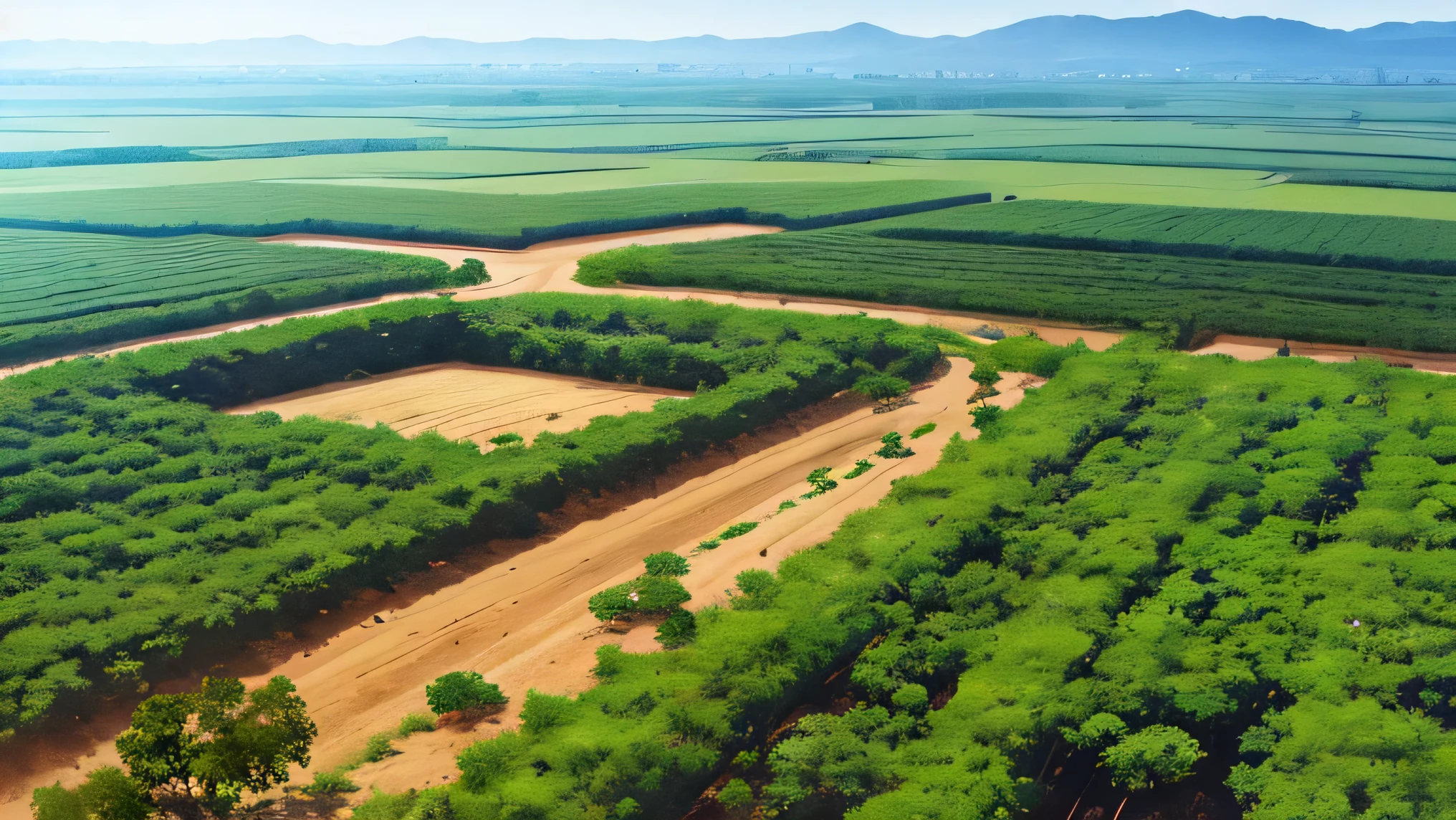 O solo, which was once fertile and rich in biodiversity, became sterile and infertile. The plantations disappeared, a vida selvagem foi dizimada e ecossistemas inteiros entraram em colapso.