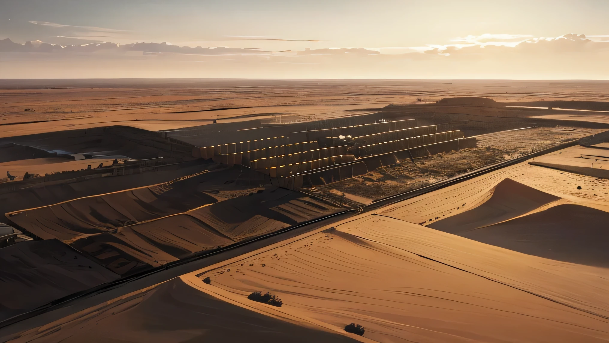 Humanidade, initially confident in its advanced technology, found itself facing an unprecedented environmental catastrophe. A escassez de alimentos se espalha rapidamente, and communities were forced to rely on synthetic resources and controlled greenhouses to survive. A vida selvagem desapareceu, and once lush landscapes were transformed into vast arid deserts.
