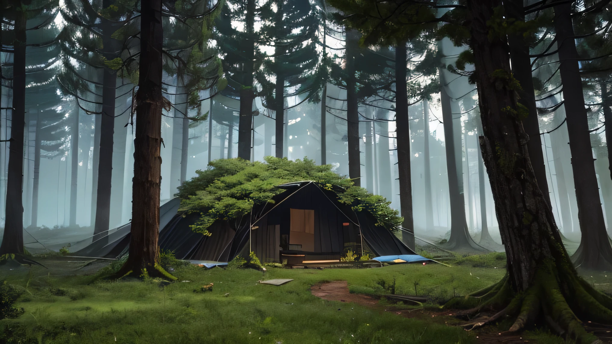 Uma noite tempestuosa, enquanto o grupo montava acampamento, a floresta revelou sua verdadeira natureza. Twisted trees came to life, its roots snaking through the ground. A mysterious force enveloped the camp, deixando os ecologistas impotentes.