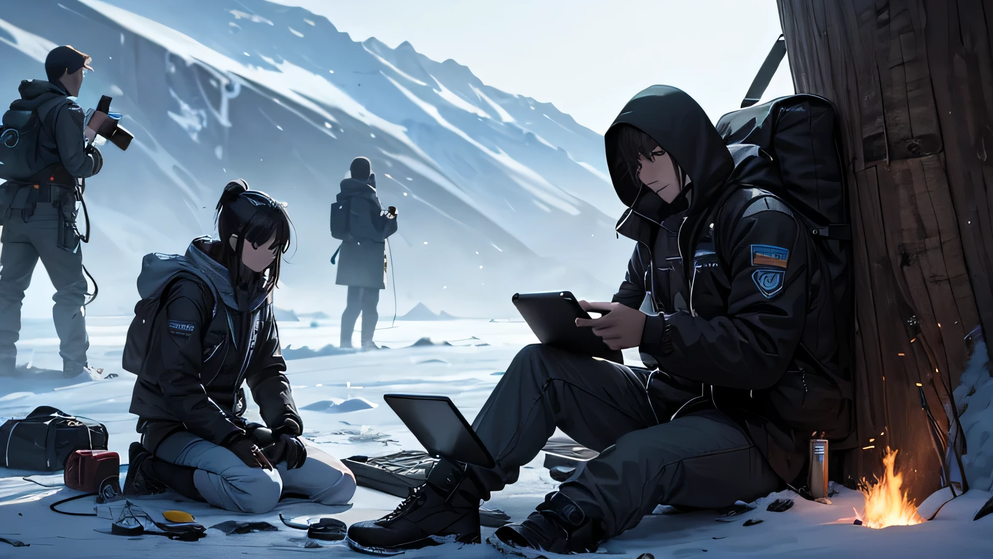 As the expedition progressed, os acontecimentos tomaram um rumo mais sinistro. The group began to lose contact with the outside world, your electronic devices becoming unusable.
