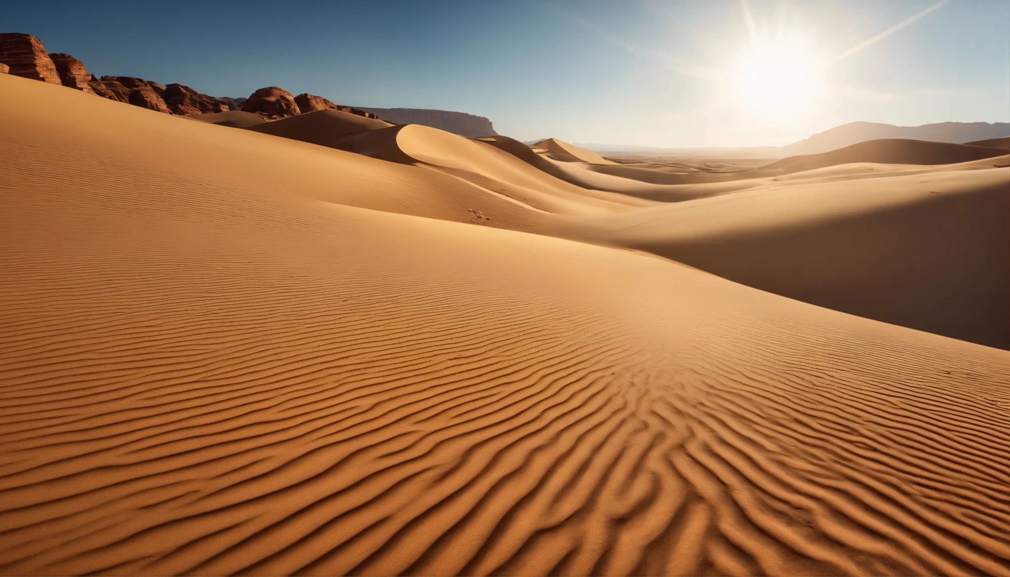Close-up view,desert scene,ground,Sunlight,HD,rendering,Ultimate effect