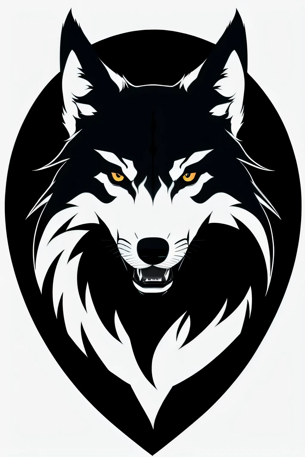 best quality,high resolution,Super detailed,actual,Physically based rendering,Wolf symbol,wolf head,Wolf icon,Detailed wolf image,howling wolf,dark background,sharp focus,bright colors,blurred background,Wolf silhouette,aggressive posture,abstraction,concept art,monochromatic color scheme,dramatic lighting,threatening presence,Wolf Profile,fierce expression,majestic design,eye-catching composition,strong contrast,Thick lines,mysterious atmosphere,Ominous mood,wild spirit,dominance,strength,natural beauty,lone wolf,wolf pack,night view,Nocturnal predators,animal kingdom,animal instinct,狼的strength