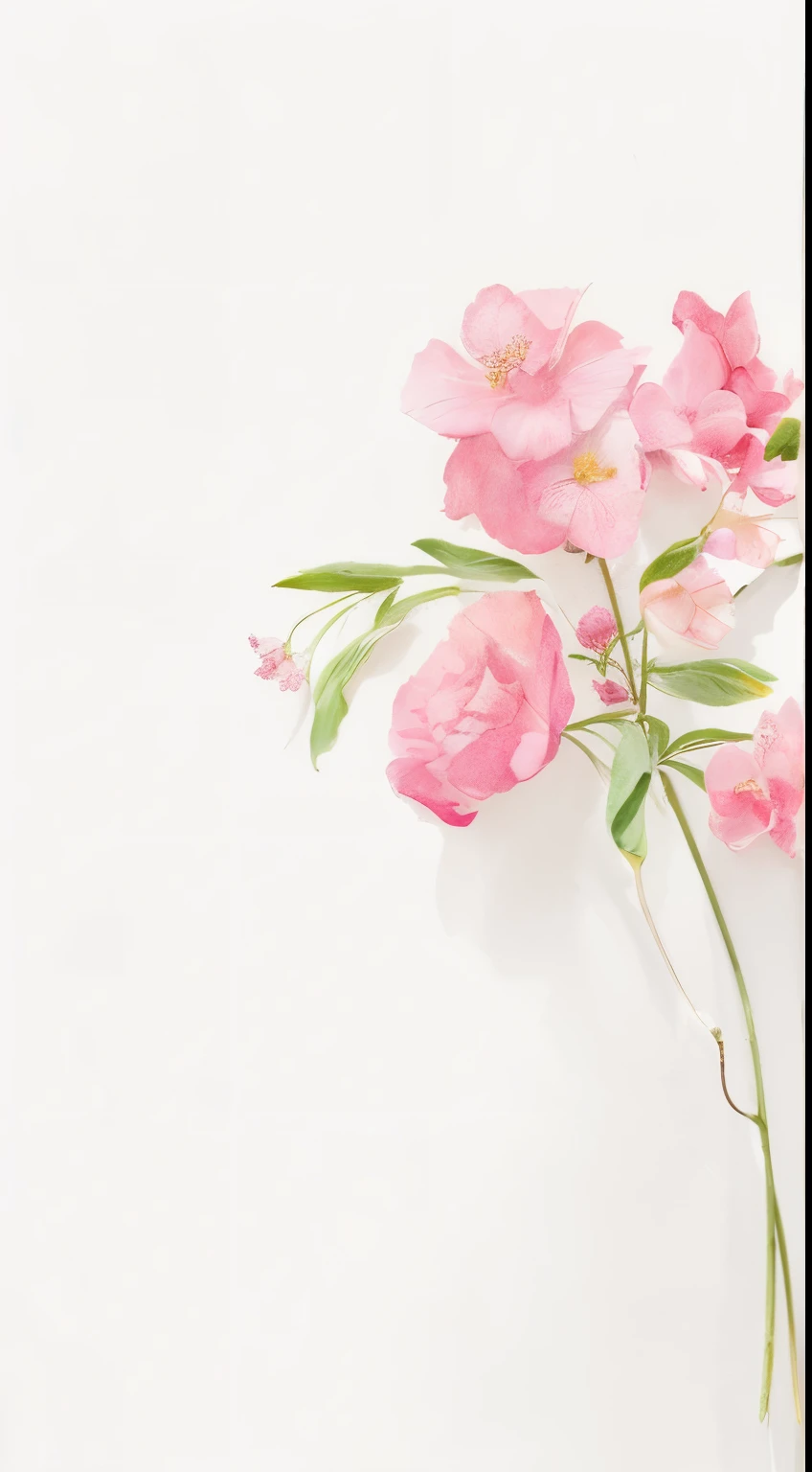 (((simple configuration)))、(((The background is a white wall:1.2)))、one girl、perfect anatomy、painterly、sketch、very delicate、wall with cloud-like pattern、、Floral、delicate depiction、abstract、Bright colors overall、Gentle color、Taisho romance、(masterpiece、highest quality、highest quality、official art、beautiful beautiful:1.2)、