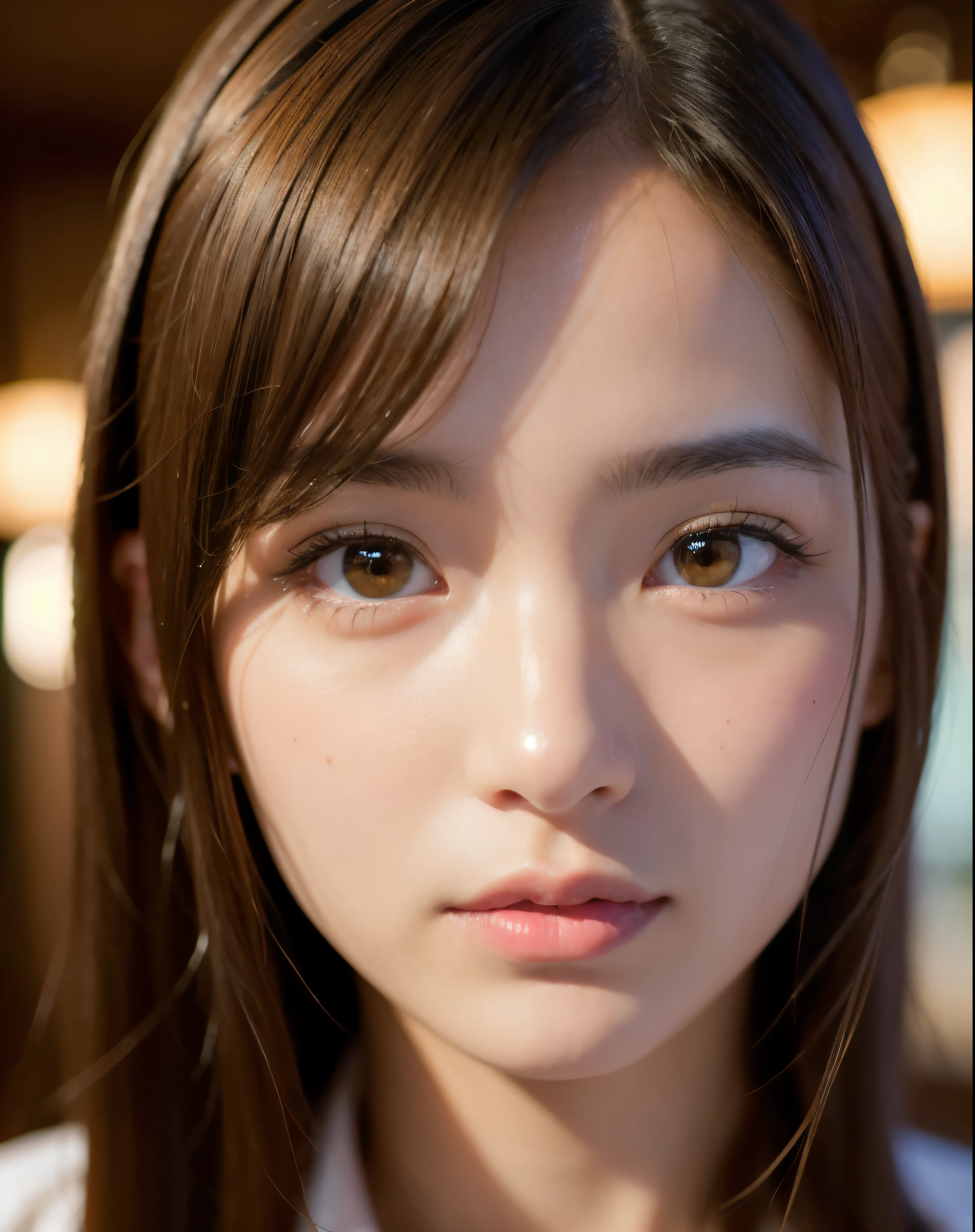 best quality, face focus, soft light, ultra high res, (photorealistic:1.4), RAW photo,
1japanese girl, solo, cute, (pupil, lights in the eyes), detailed beautiful face, (),(high resolution detail of human skin texture),
(long hair),
indoor,
Damask Shirt Dress,
(portrait)
